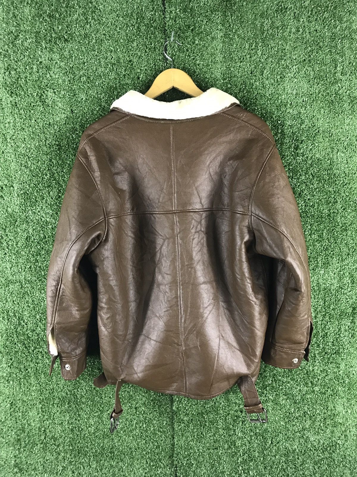 Japanese Brand 🔥Nichiro fur sherling sheep leather jacket made in japan Size US M / EU 48-50 / 2 - 3 Thumbnail