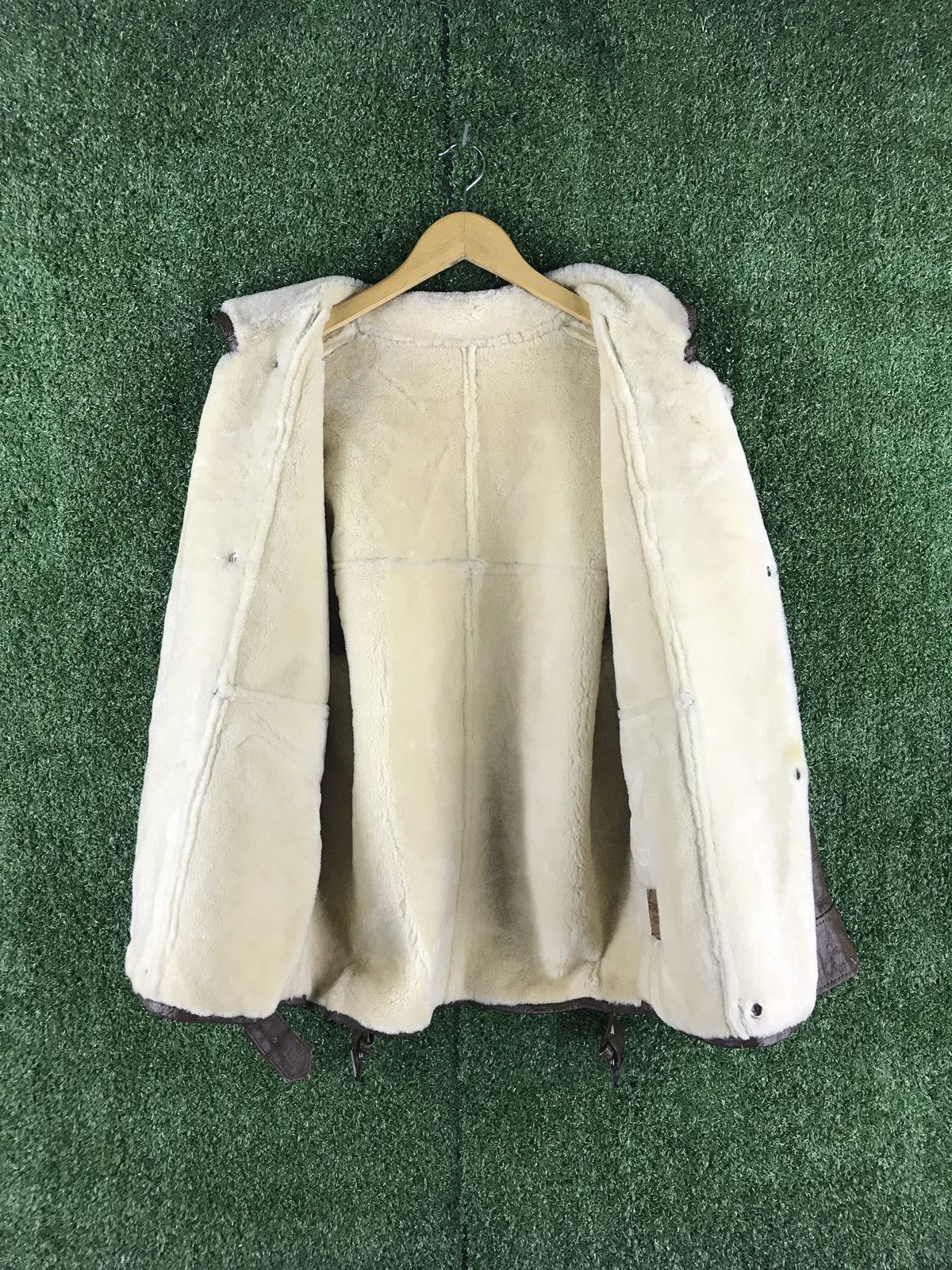 Japanese Brand 🔥Nichiro fur sherling sheep leather jacket made in japan Size US M / EU 48-50 / 2 - 19 Thumbnail