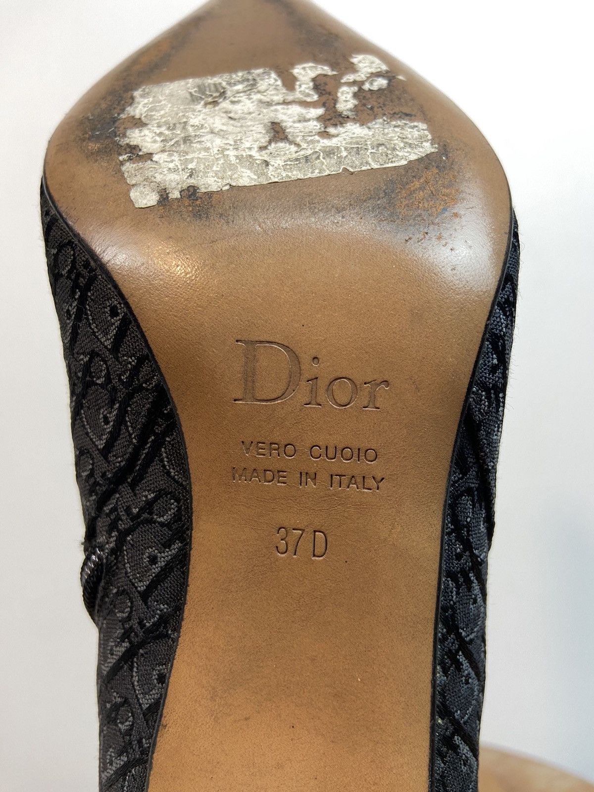 Dior Vintage Christian Dior Monogram D-choc Cloth Ankle Boots Size US 7 / IT 37 - 15 Thumbnail