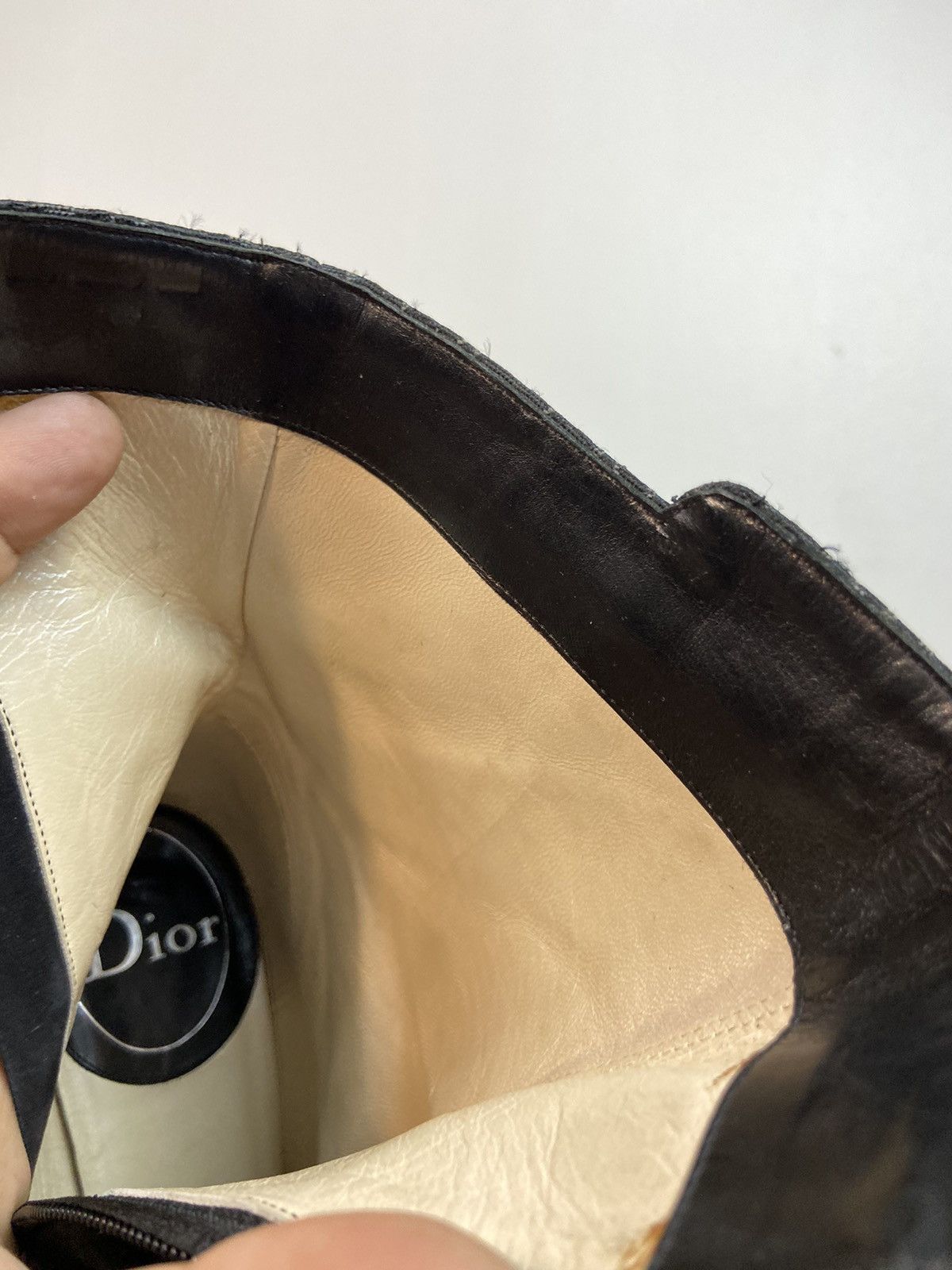 Dior Vintage Christian Dior Monogram D-choc Cloth Ankle Boots Size US 7 / IT 37 - 21 Thumbnail