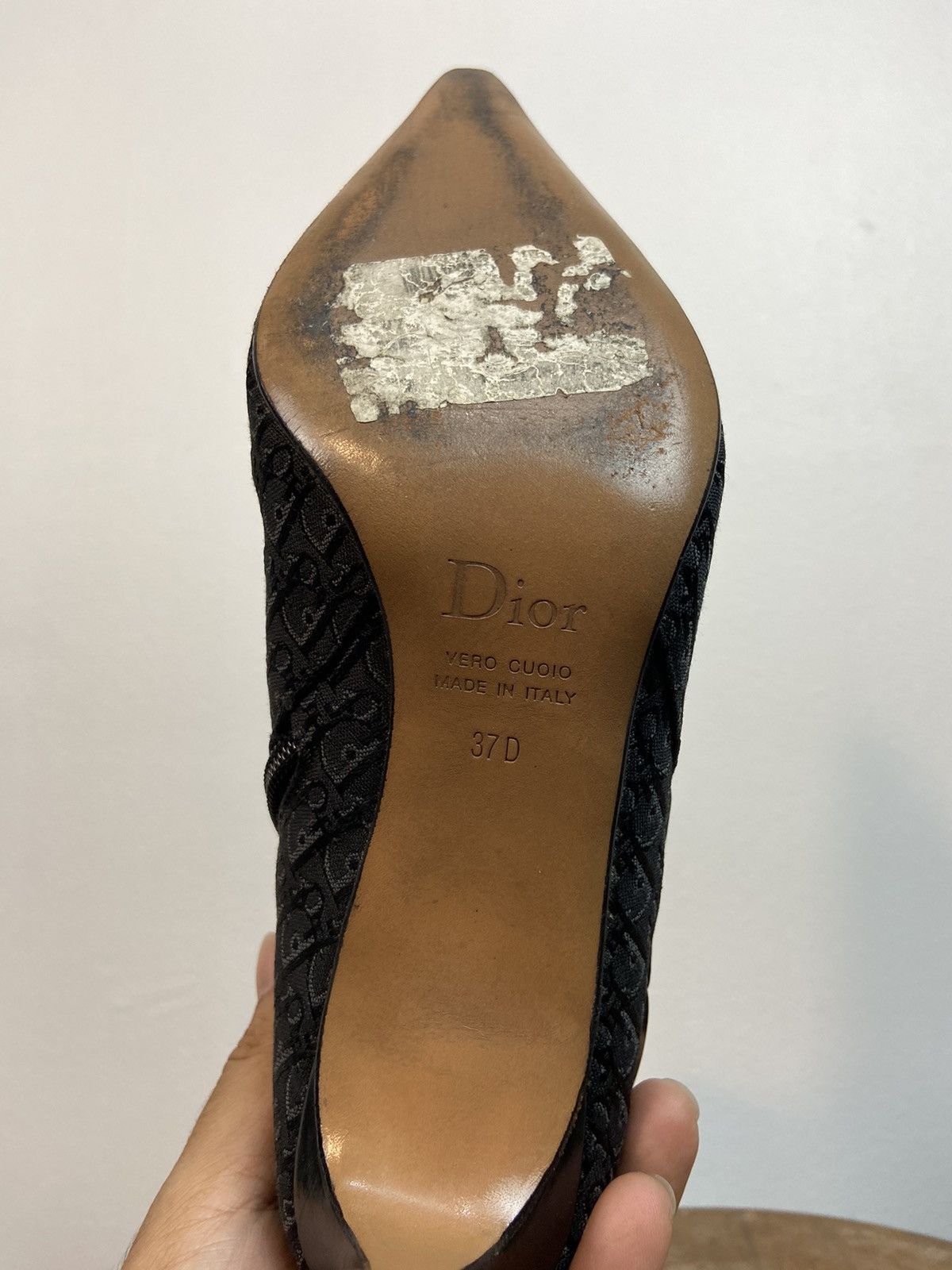 Dior Vintage Christian Dior Monogram D-choc Cloth Ankle Boots Size US 7 / IT 37 - 14 Thumbnail