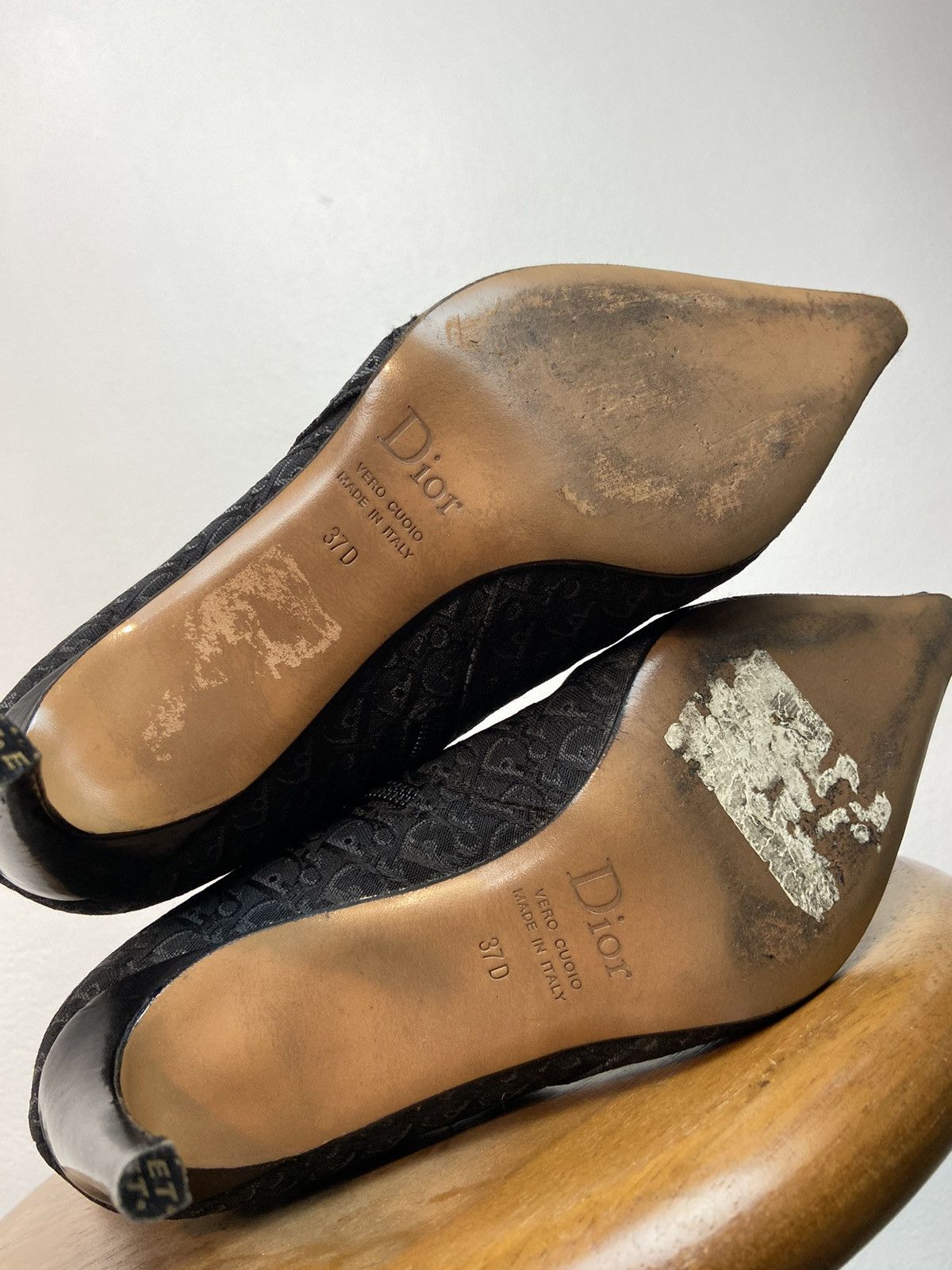 Dior Vintage Christian Dior Monogram D-choc Cloth Ankle Boots Size US 7 / IT 37 - 25 Thumbnail