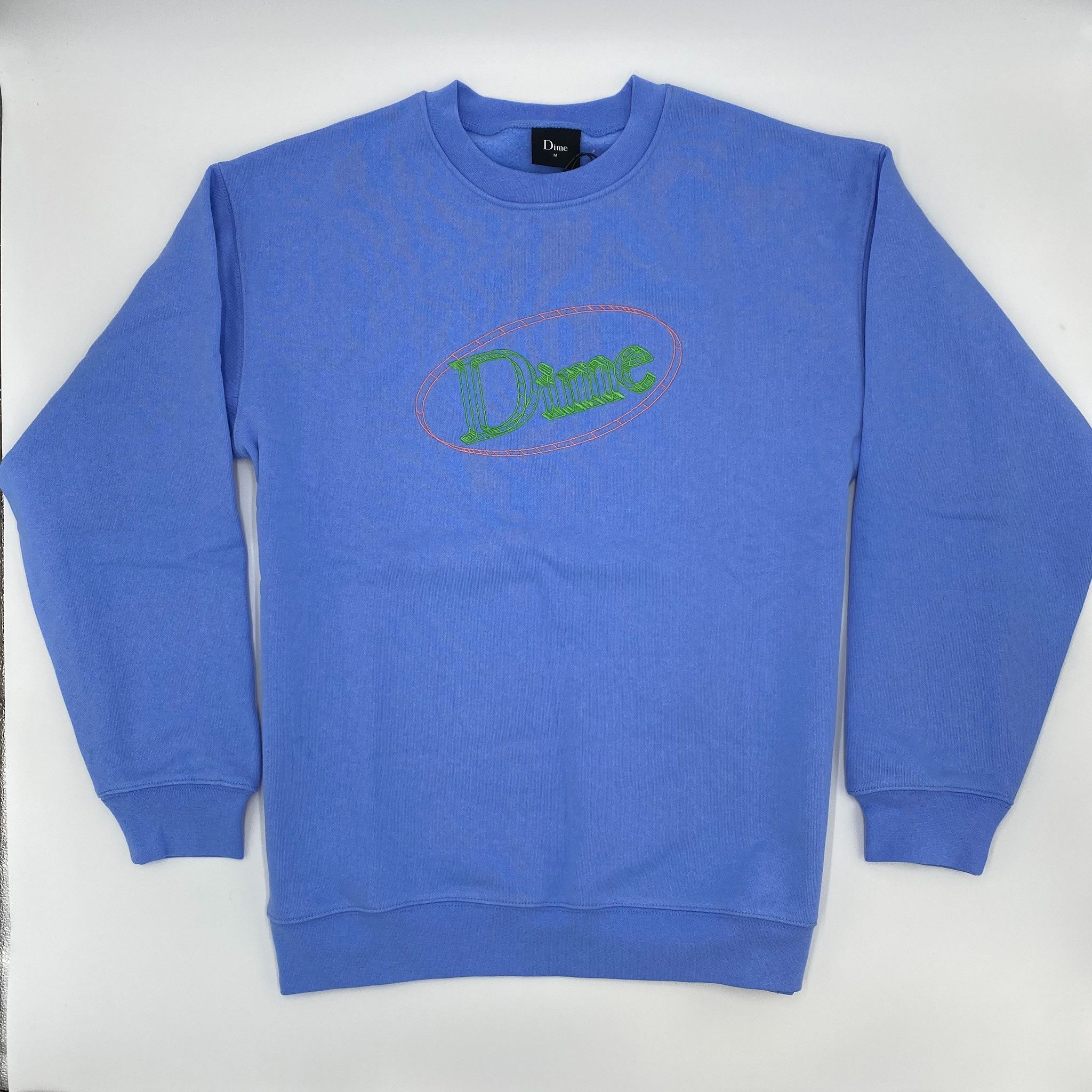 image of Dime Dimecad Crewneck Carolina Blue • M, Men's (Size Medium)