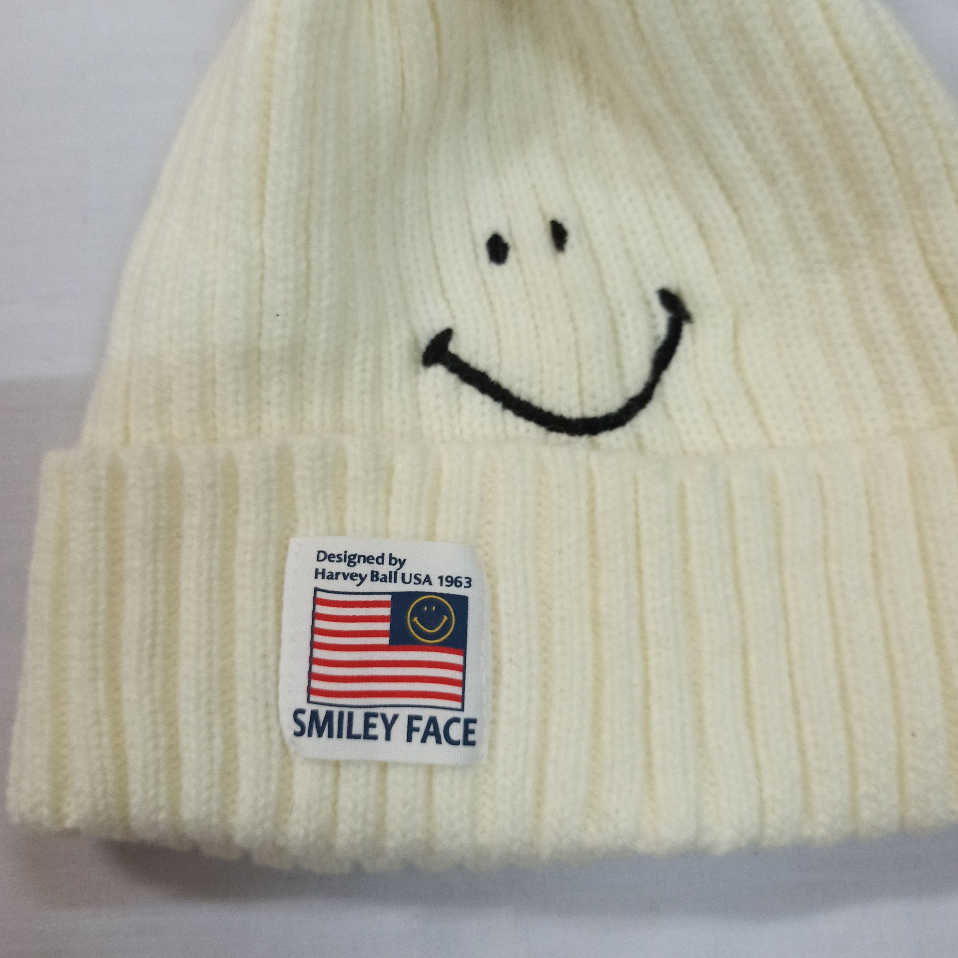 Japanese Brand Smiley face Beanie Japan Size ONE SIZE - 3 Thumbnail