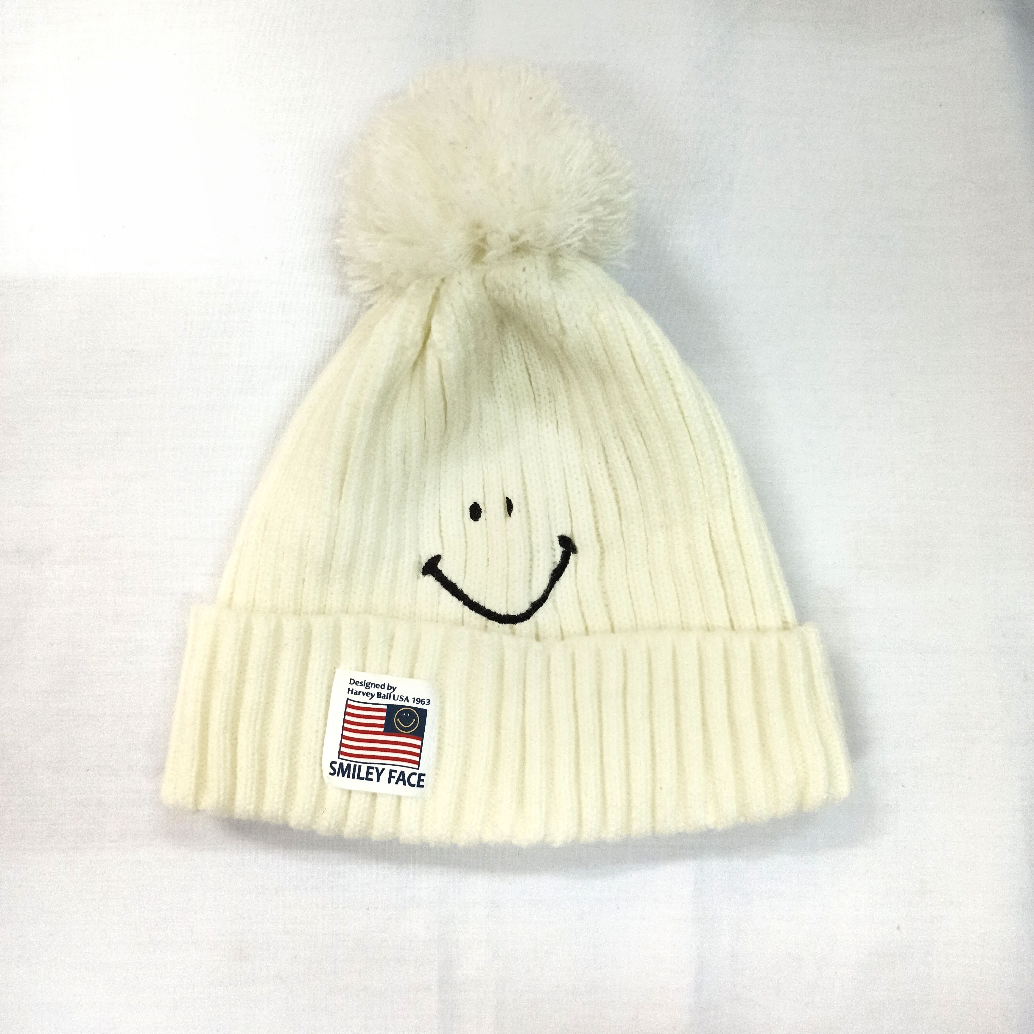 Japanese Brand Smiley face Beanie Japan Size ONE SIZE - 1 Thumbnail