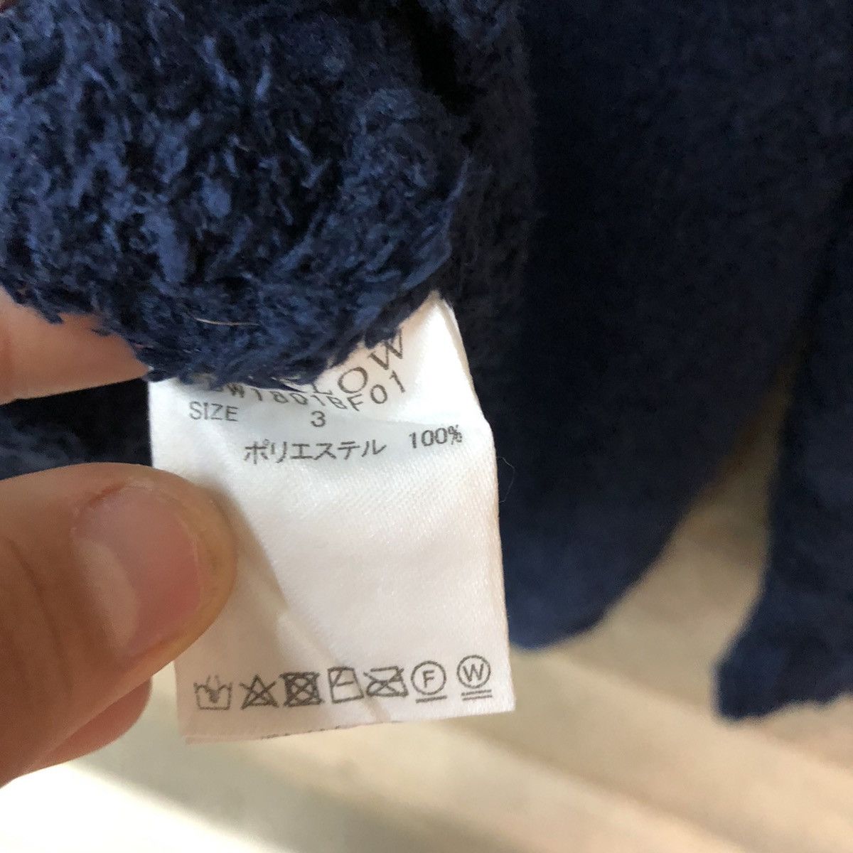 Homespun Knitwear DL Bayflow Dark Blue Mohair Shaggy cardigan Knitwear #c1097 Size US M / EU 48-50 / 2 - 4 Thumbnail
