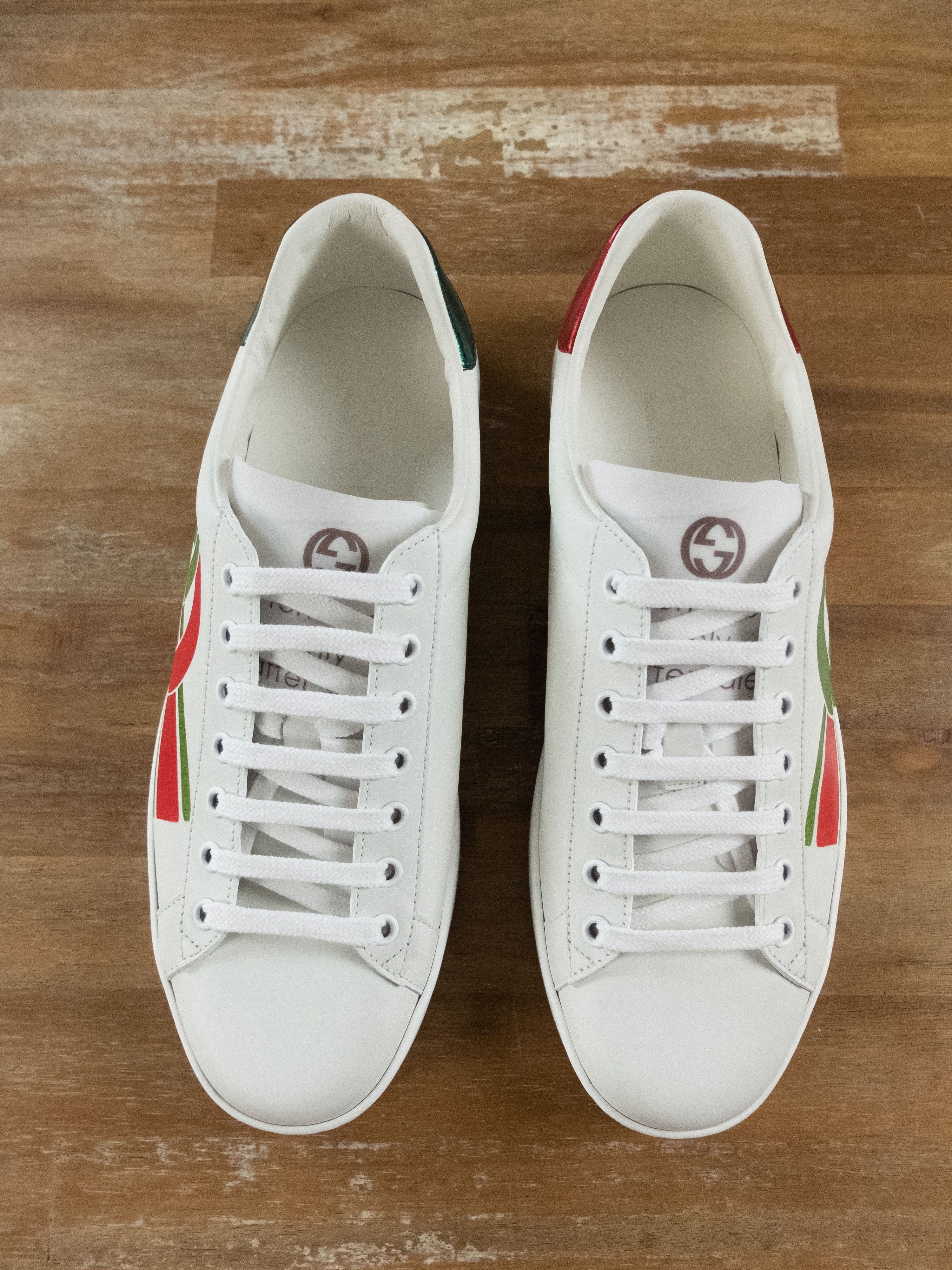 Gucci GUCCI Ace white interlocking G GG sneakers - 8.5 US / 42 Size US 8.5 / EU 41-42 - 2 Thumbnail
