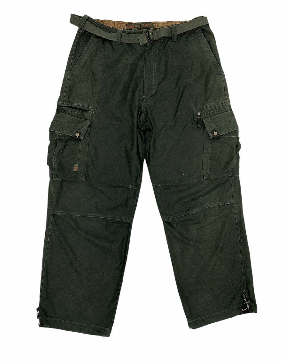 Japanese Brand VACHE Vintage Parachute Military 8Pocket Tactical CargoPant Size US 34 / EU 50 - 1 Thumbnail