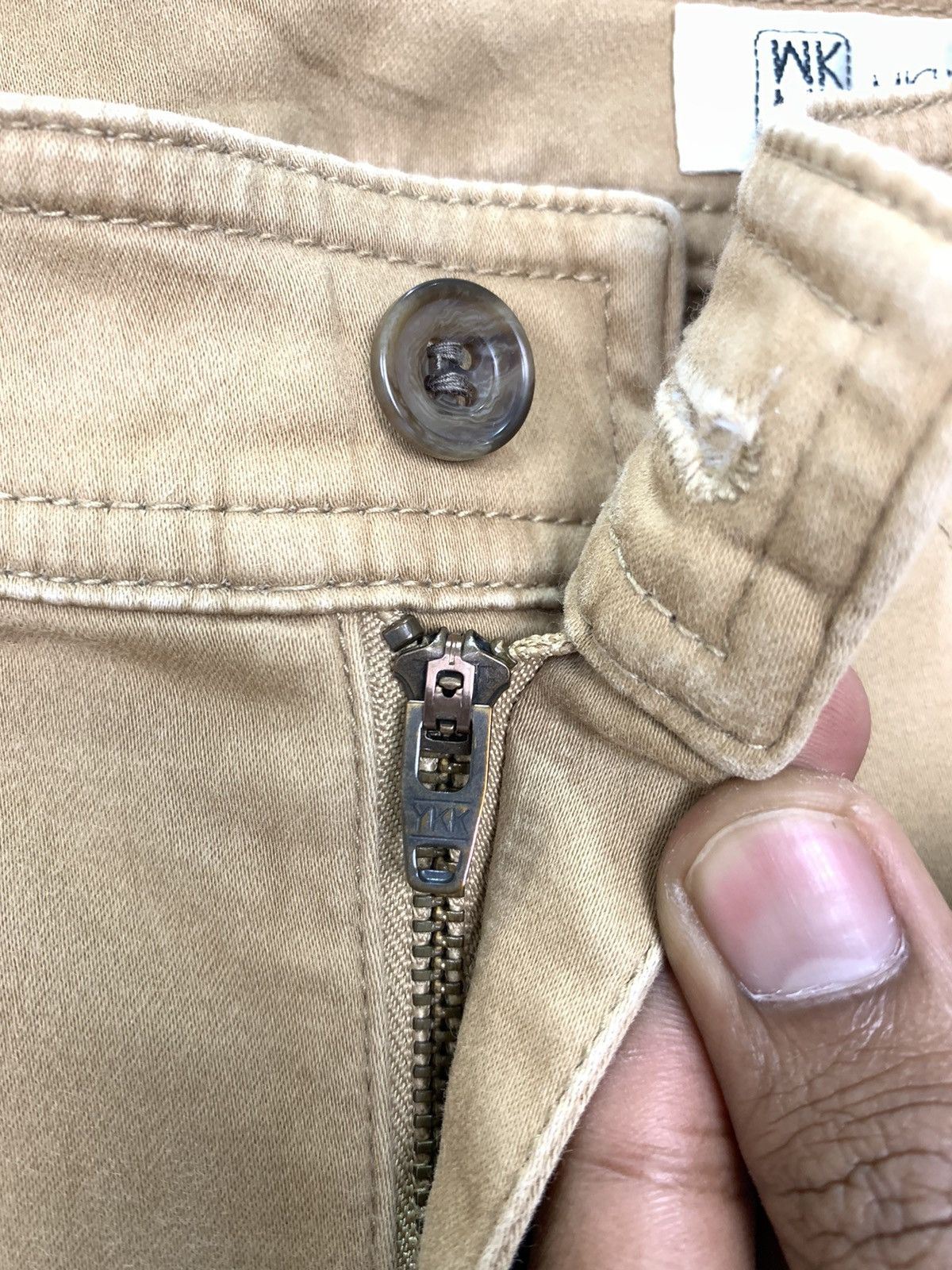 Michel Klein MICHEL KLEIN PARIS SpringLeg Wrinkle Multipocket Cargo Pant Size US 28 / EU 44 - 8 Thumbnail