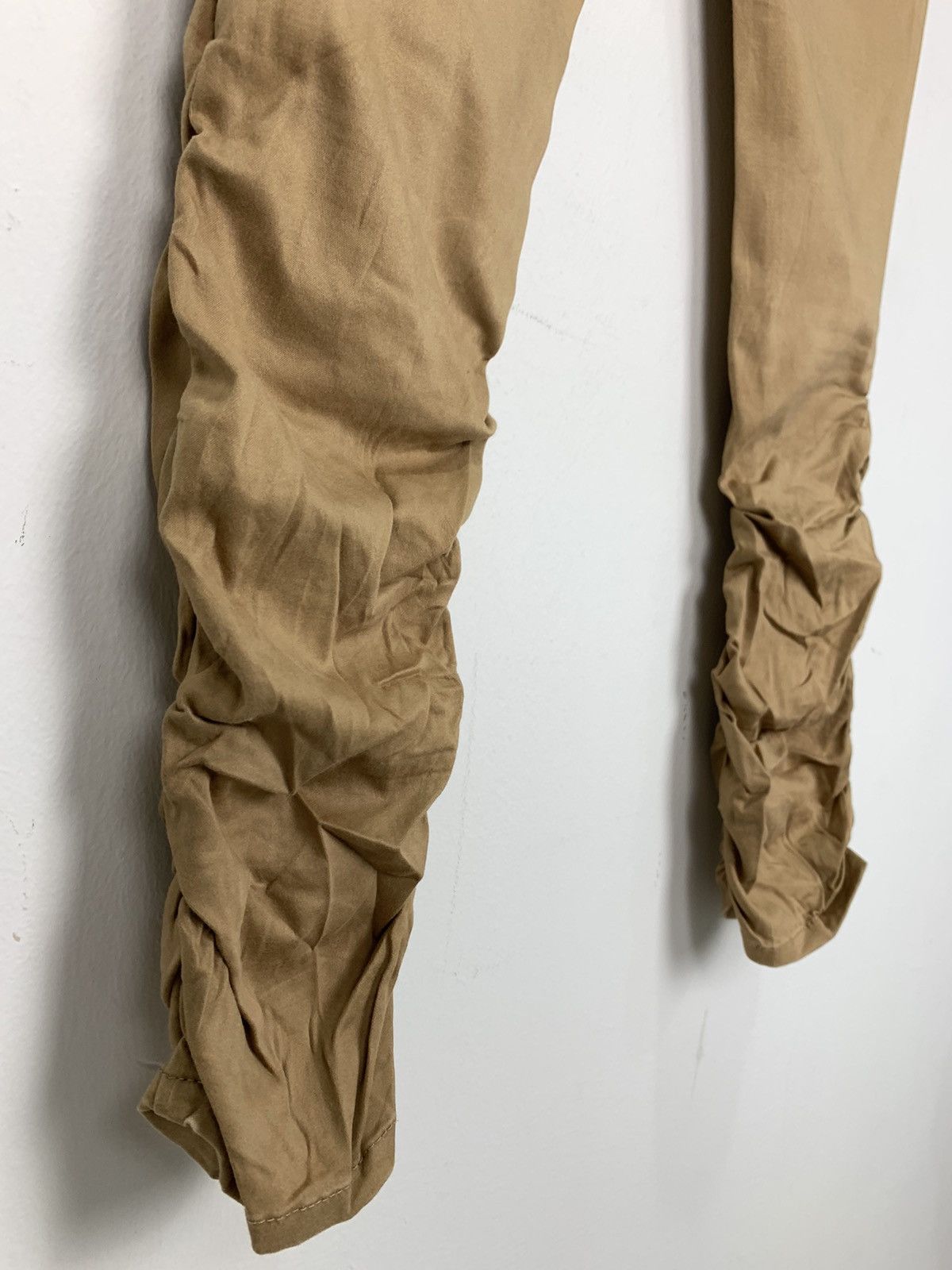 Michel Klein MICHEL KLEIN PARIS SpringLeg Wrinkle Multipocket Cargo Pant Size US 28 / EU 44 - 13 Thumbnail