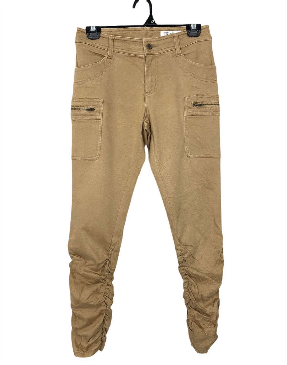 Michel Klein MICHEL KLEIN PARIS SpringLeg Wrinkle Multipocket Cargo Pant Size US 28 / EU 44 - 1 Thumbnail