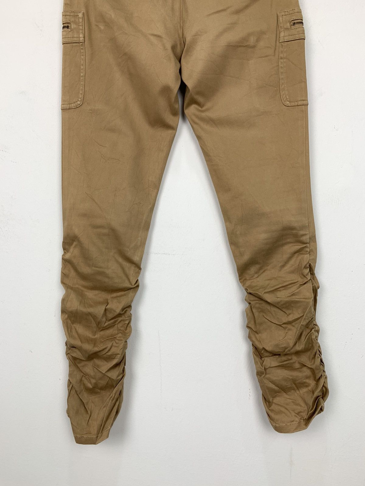 Michel Klein MICHEL KLEIN PARIS SpringLeg Wrinkle Multipocket Cargo Pant Size US 28 / EU 44 - 10 Thumbnail