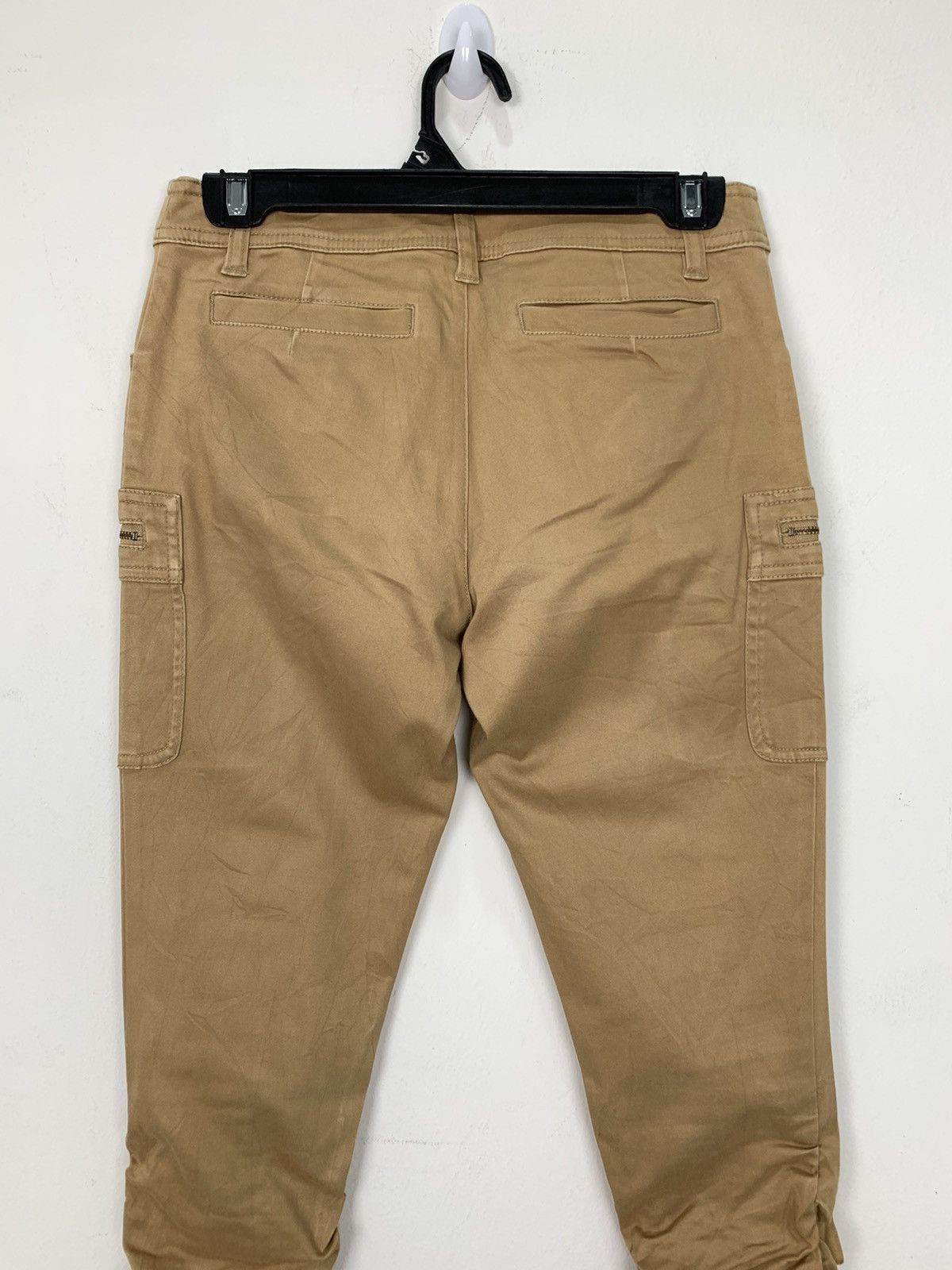 Michel Klein MICHEL KLEIN PARIS SpringLeg Wrinkle Multipocket Cargo Pant Size US 28 / EU 44 - 9 Thumbnail
