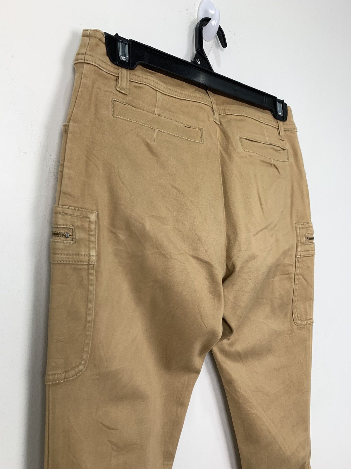 Michel Klein MICHEL KLEIN PARIS SpringLeg Wrinkle Multipocket Cargo Pant Size US 28 / EU 44 - 11 Thumbnail