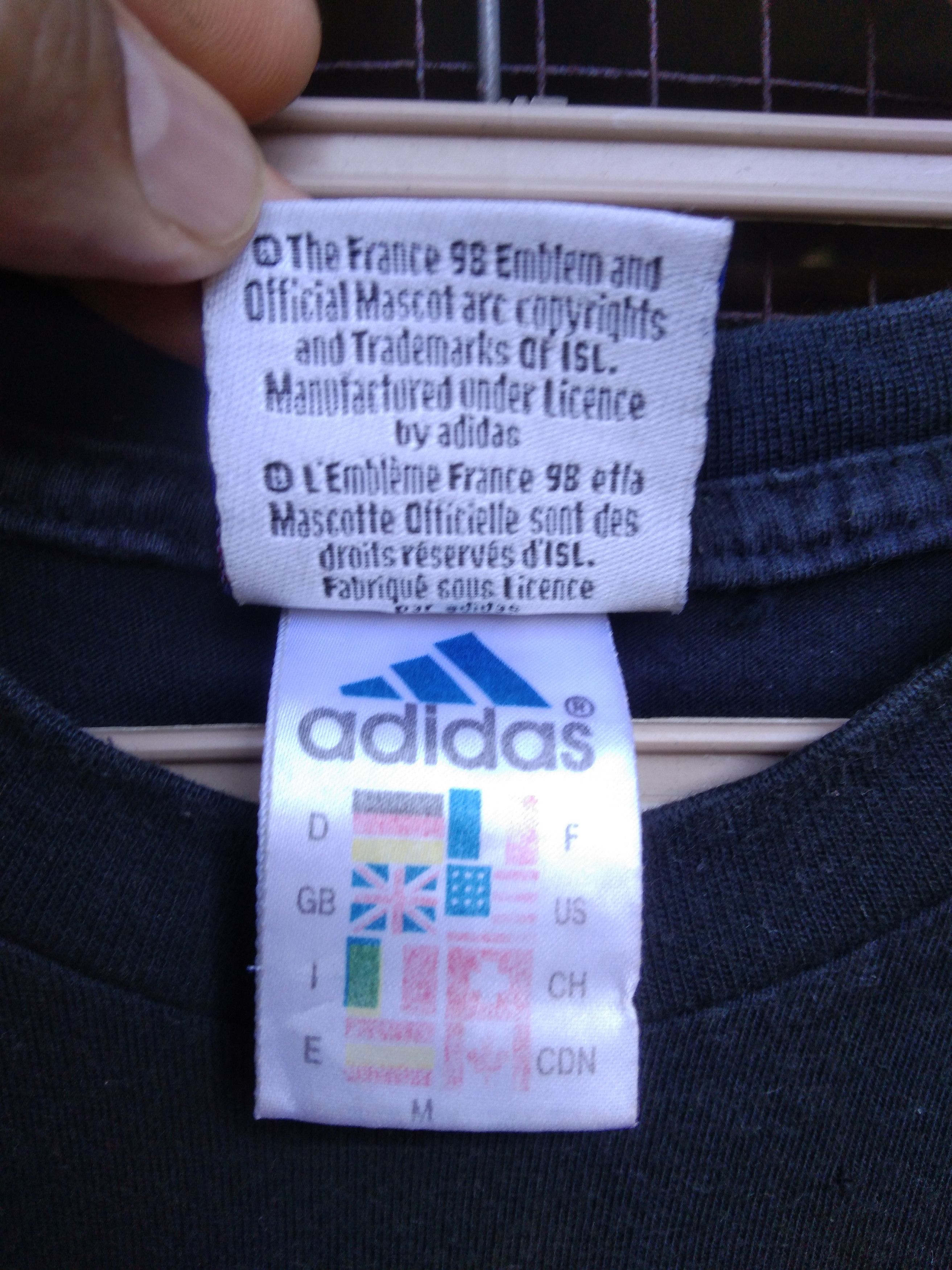 Adidas × Vintage VINTAGE FIFA World Cup 1998 T-shirt Size US M / EU 48-50 / 2 - 13 Thumbnail