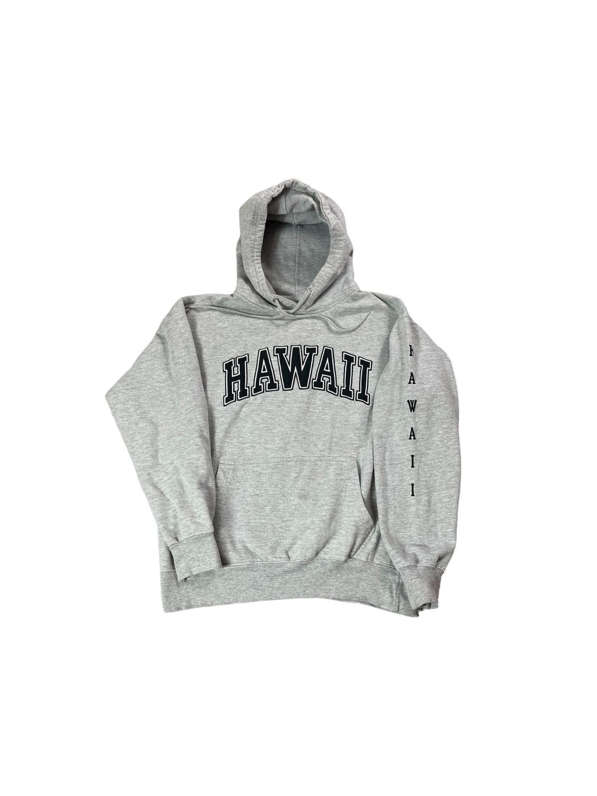 Vintage Vintage Y2K Hawaii Spellout Streetwear Grey Hoodie Size US S / EU 44-46 / 1 - 1 Thumbnail