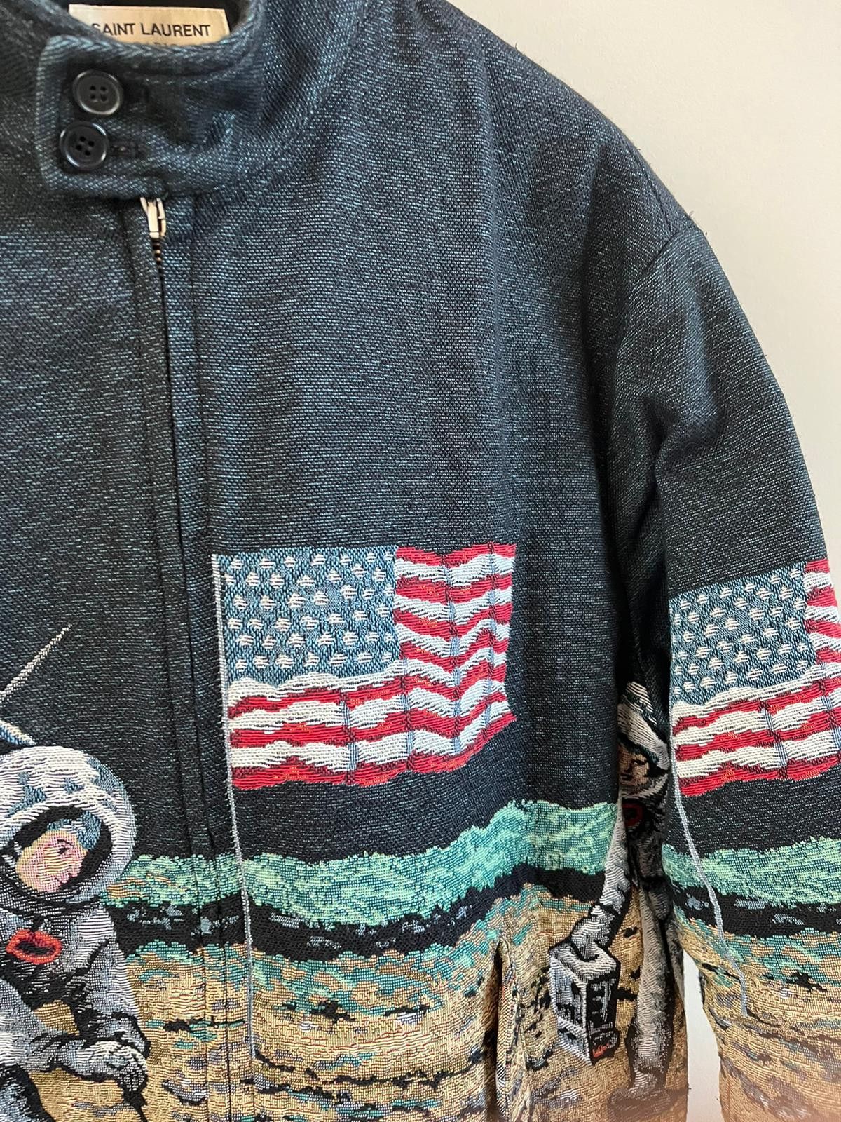 Saint Laurent Paris Hedi Slimane Man On The Moon Jacket in Multicolor Size US S / EU 44-46 / 1 - 7 Thumbnail