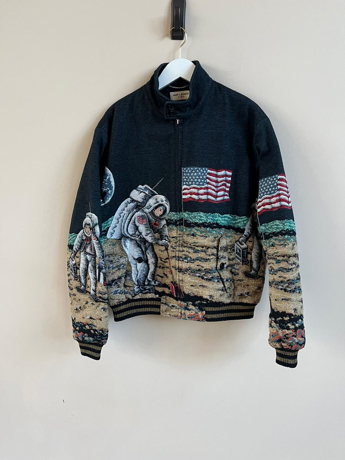 Saint Laurent Paris Hedi Slimane Man On The Moon Jacket in Multicolor Size US S / EU 44-46 / 1 - 1 Thumbnail