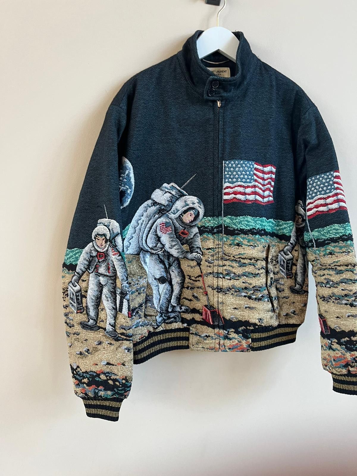 Saint Laurent Paris Hedi Slimane Man On The Moon Jacket in Multicolor Size US S / EU 44-46 / 1 - 5 Thumbnail
