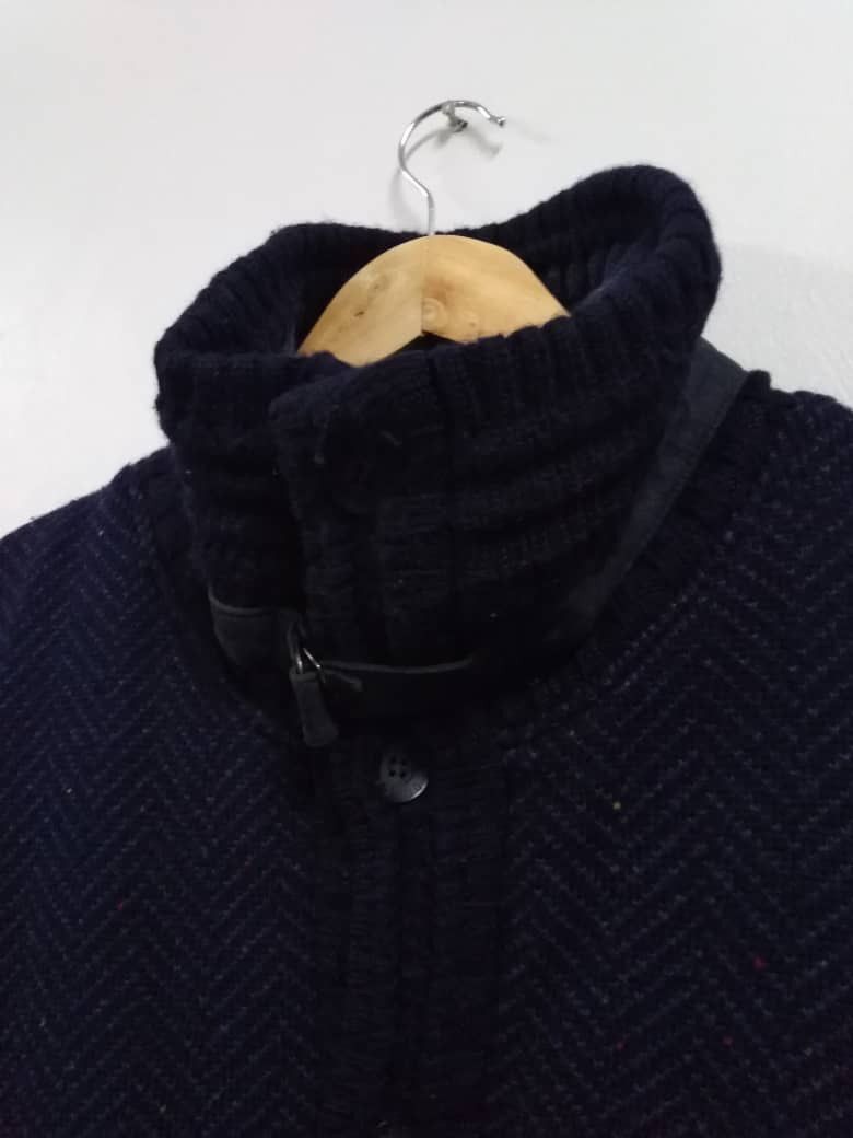 PPFM Vintage Big Logo Knitwear Bomber Jacket Dolce Club Size US L / EU 52-54 / 3 - 7 Thumbnail