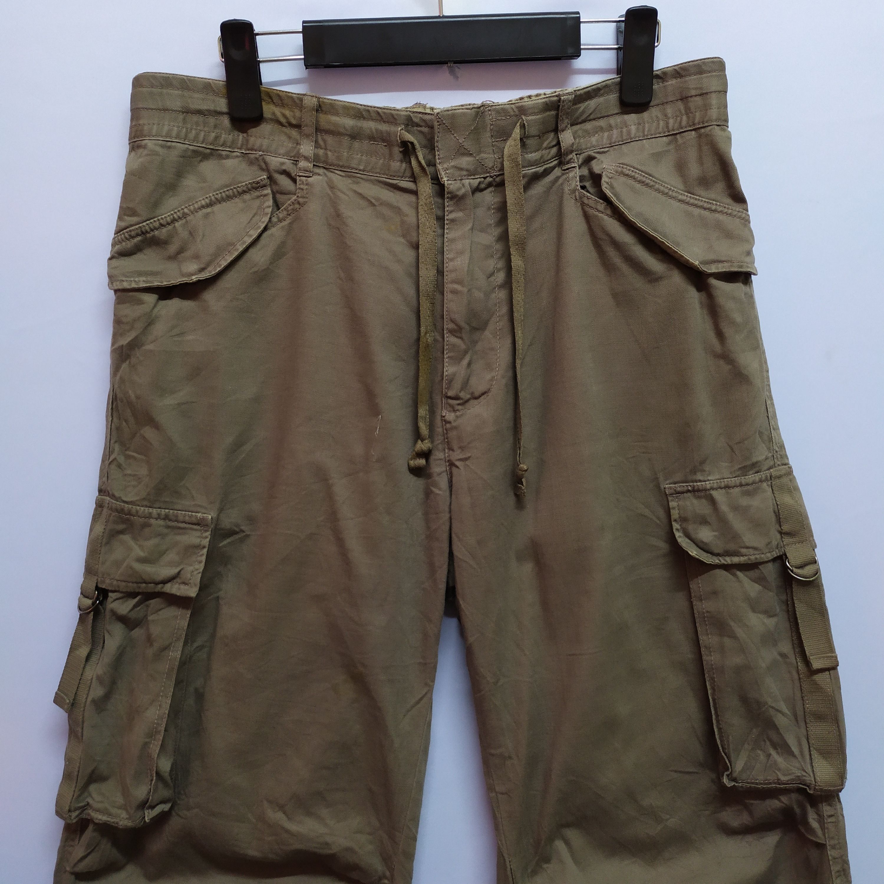 Vintage VINTAGE MEN FIELD M-65 FADED CARGO PANTS Size US 32 / EU 48 - 5 Thumbnail