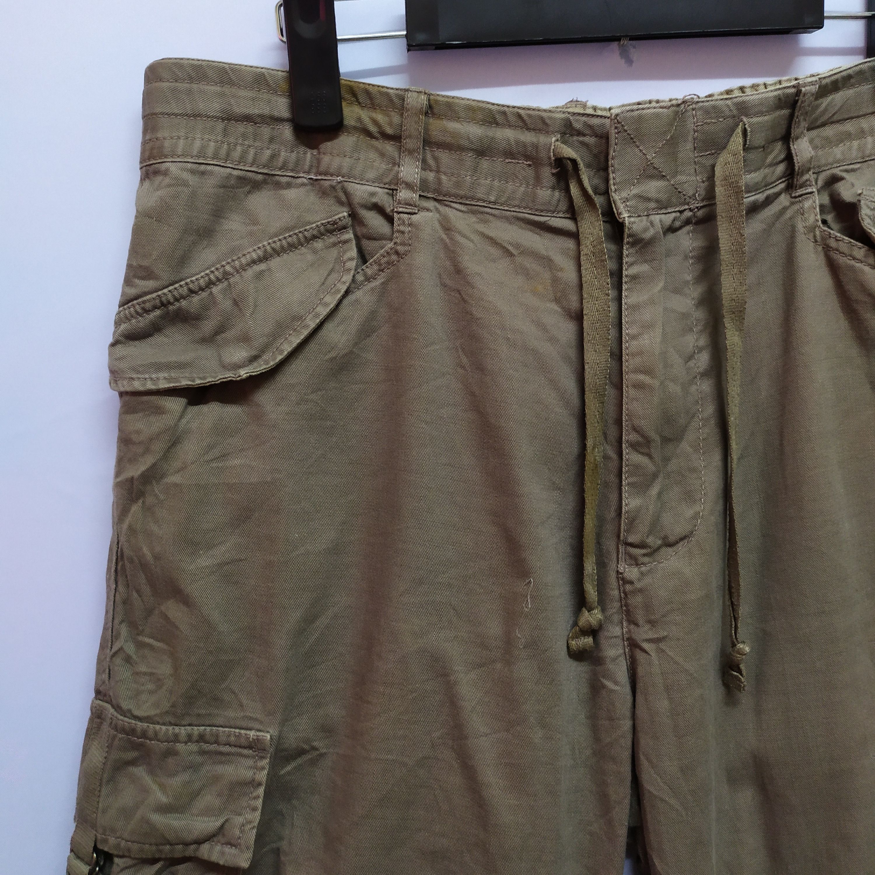 Vintage VINTAGE MEN FIELD M-65 FADED CARGO PANTS Size US 32 / EU 48 - 4 Thumbnail