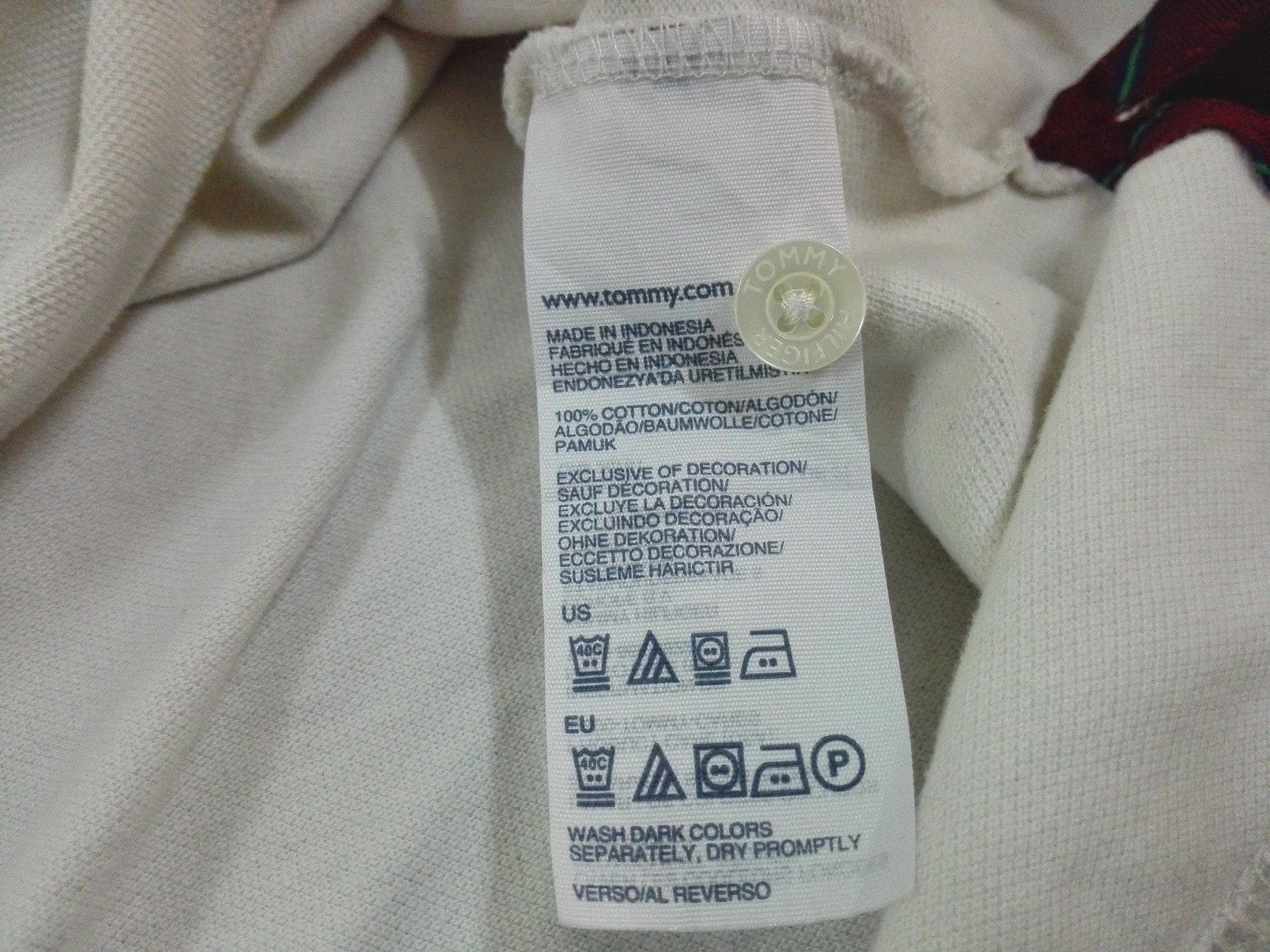 Tommy Hilfiger TOMMY HILFIGER USA TH 85 CLASSIC Rugby POLO TEE Size US L / EU 52-54 / 3 - 6 Thumbnail