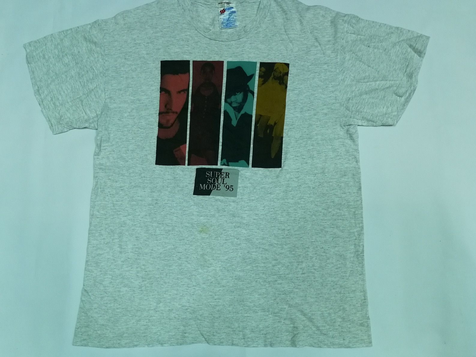 Band Tees × Rap Tees × Sony Vintage 90s Super Soul Mode '95 RnB Rap Hip Hop Artist Size US M / EU 48-50 / 2 - 2 Thumbnail