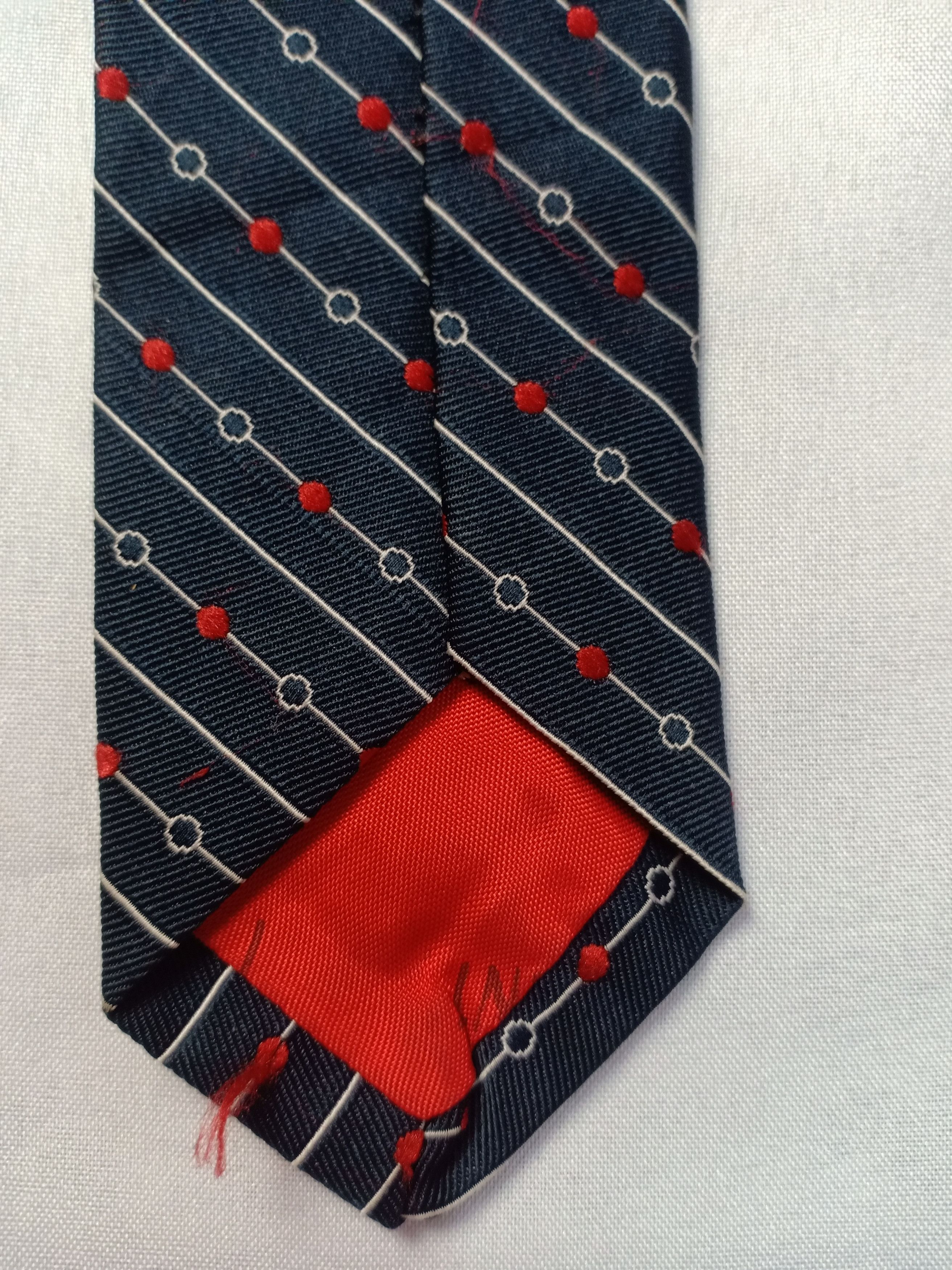 Yves Saint Laurent Ysl Yves Saint Laurent Neck Tie Monogram Striped Logo Size ONE SIZE - 4 Thumbnail