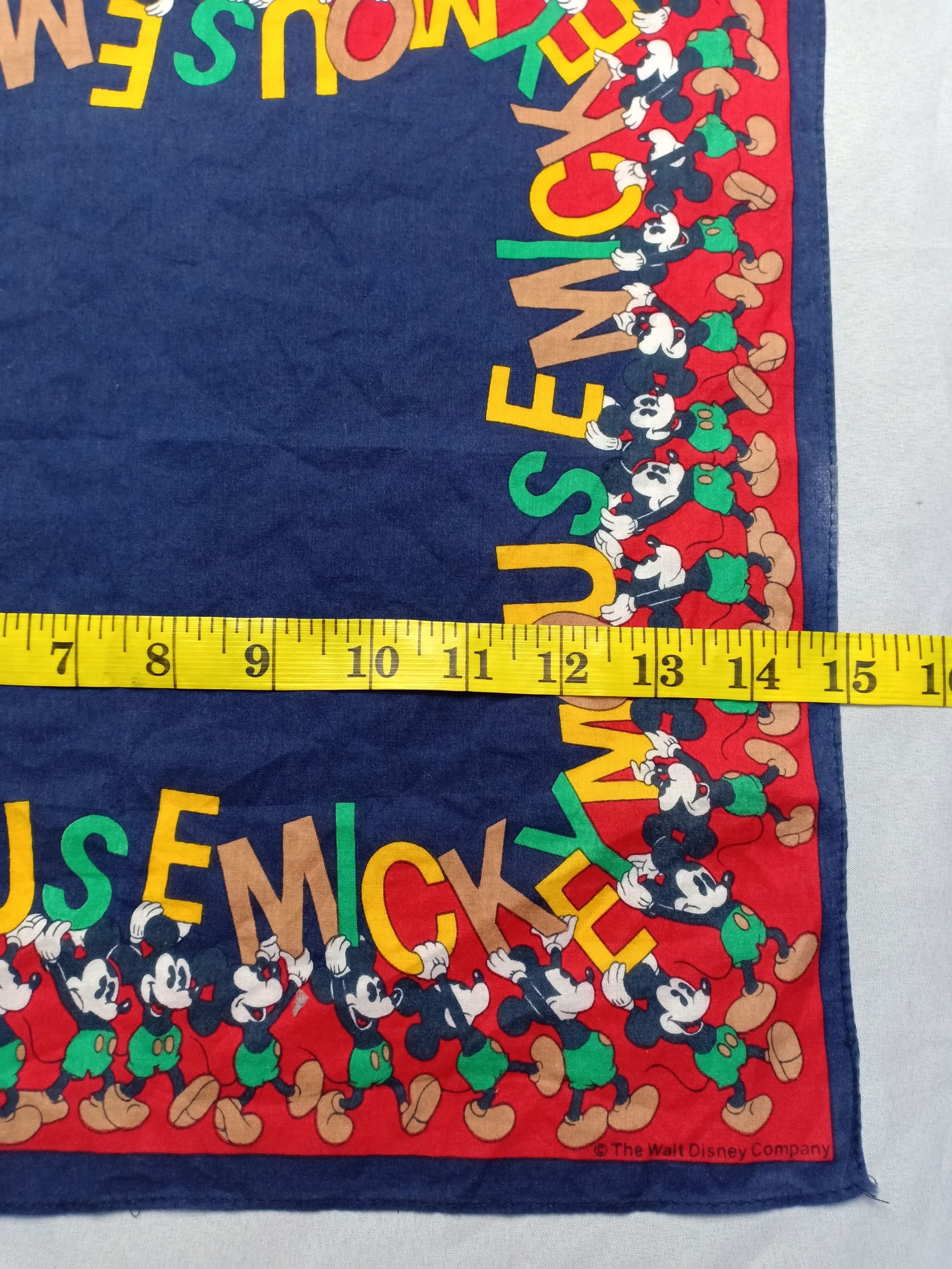 Cartoon Network × Mickey Mouse × Vintage Mickey mouse bandana handkerchief Ovp Graphic Size ONE SIZE - 5 Thumbnail