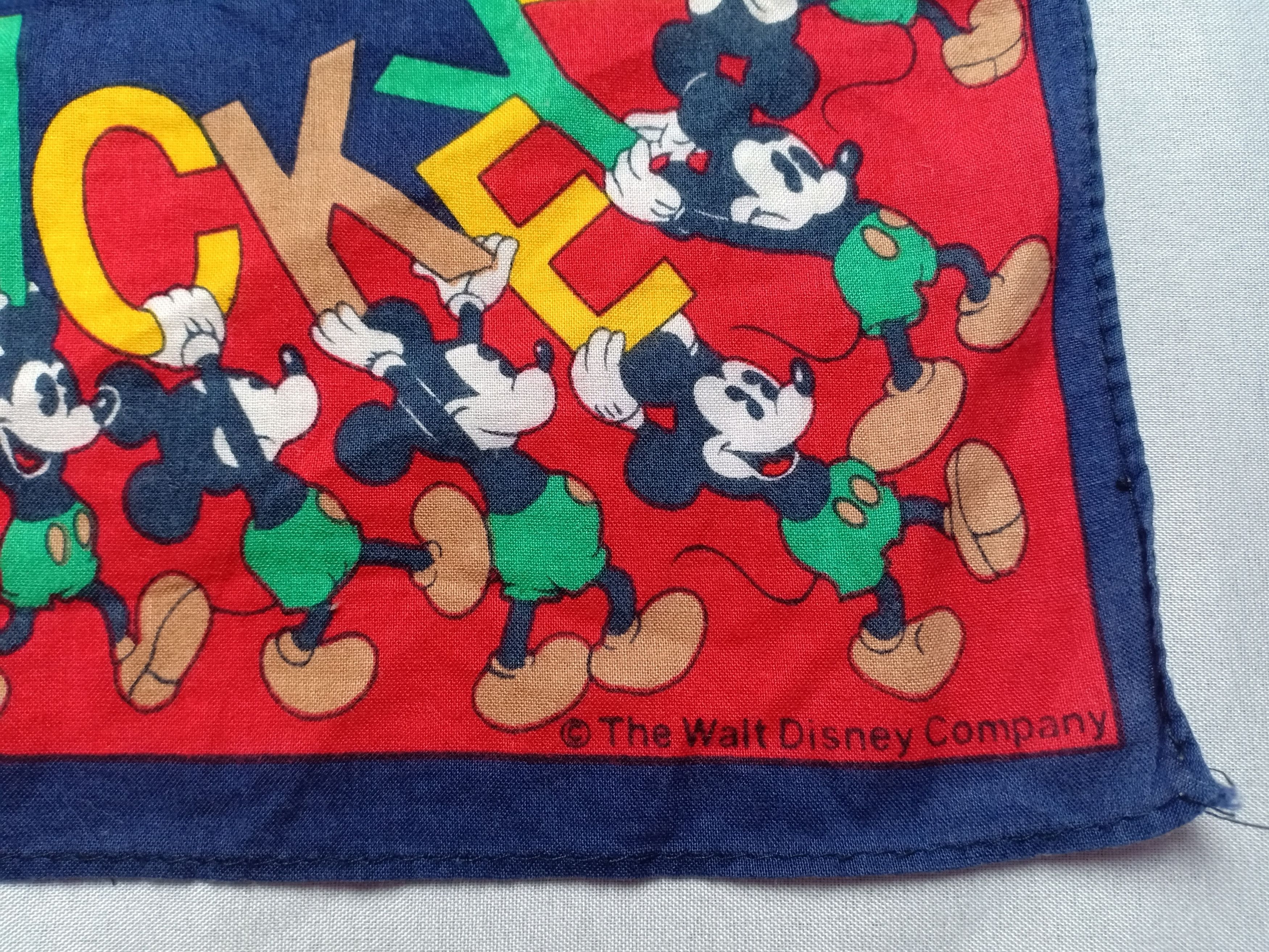 Cartoon Network × Mickey Mouse × Vintage Mickey mouse bandana handkerchief Ovp Graphic Size ONE SIZE - 3 Thumbnail
