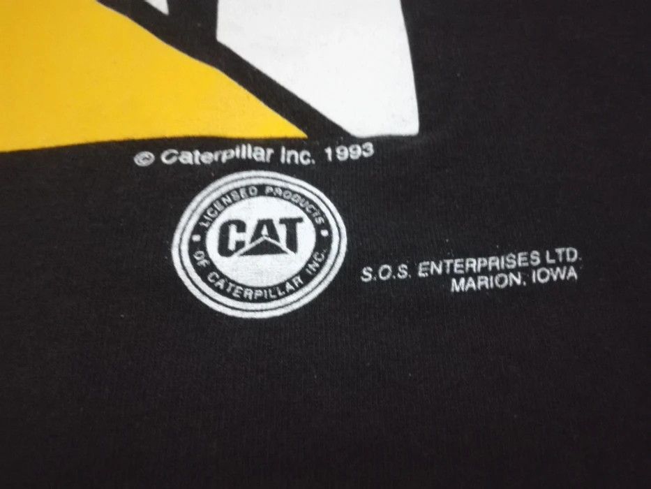 Caterpillar VINTAGE 90s CAT CATERPILLAR Inc 1993 Tee Size US M / EU 48-50 / 2 - 3 Thumbnail