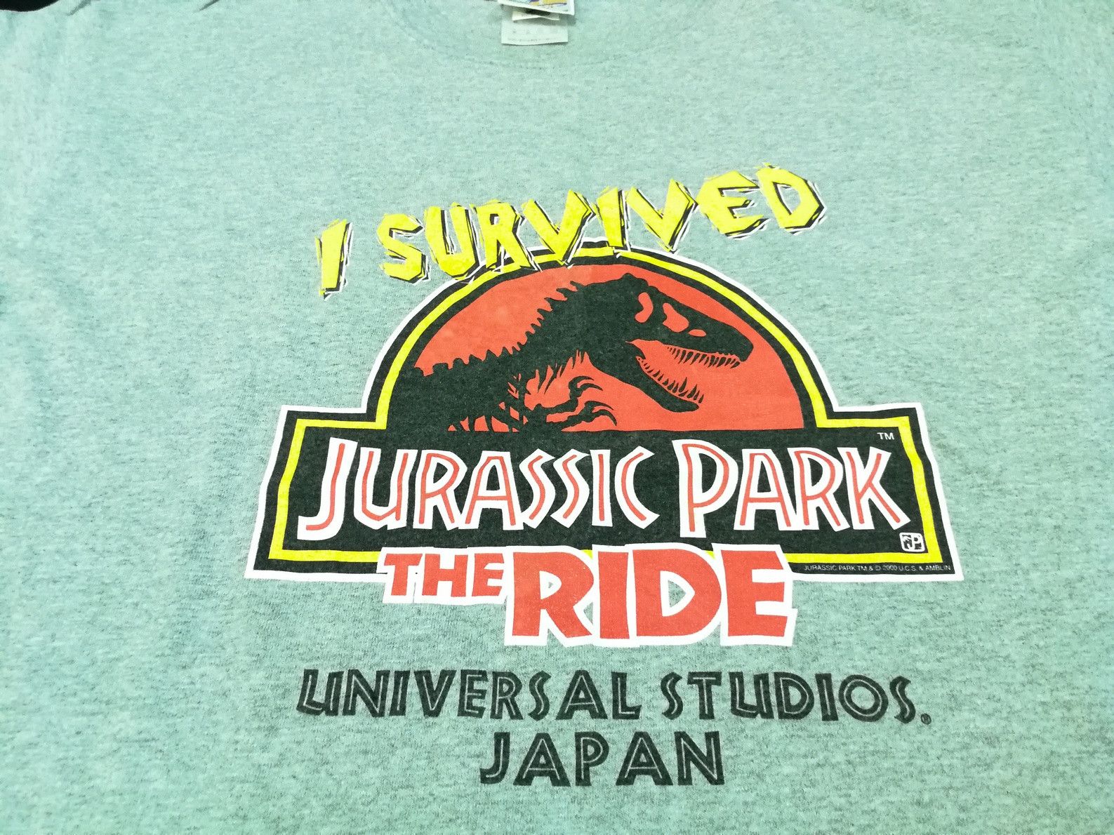 Universal Studios Vintage Jurassic Park Dinosaur Universal Studios Japan Size US L / EU 52-54 / 3 - 2 Thumbnail