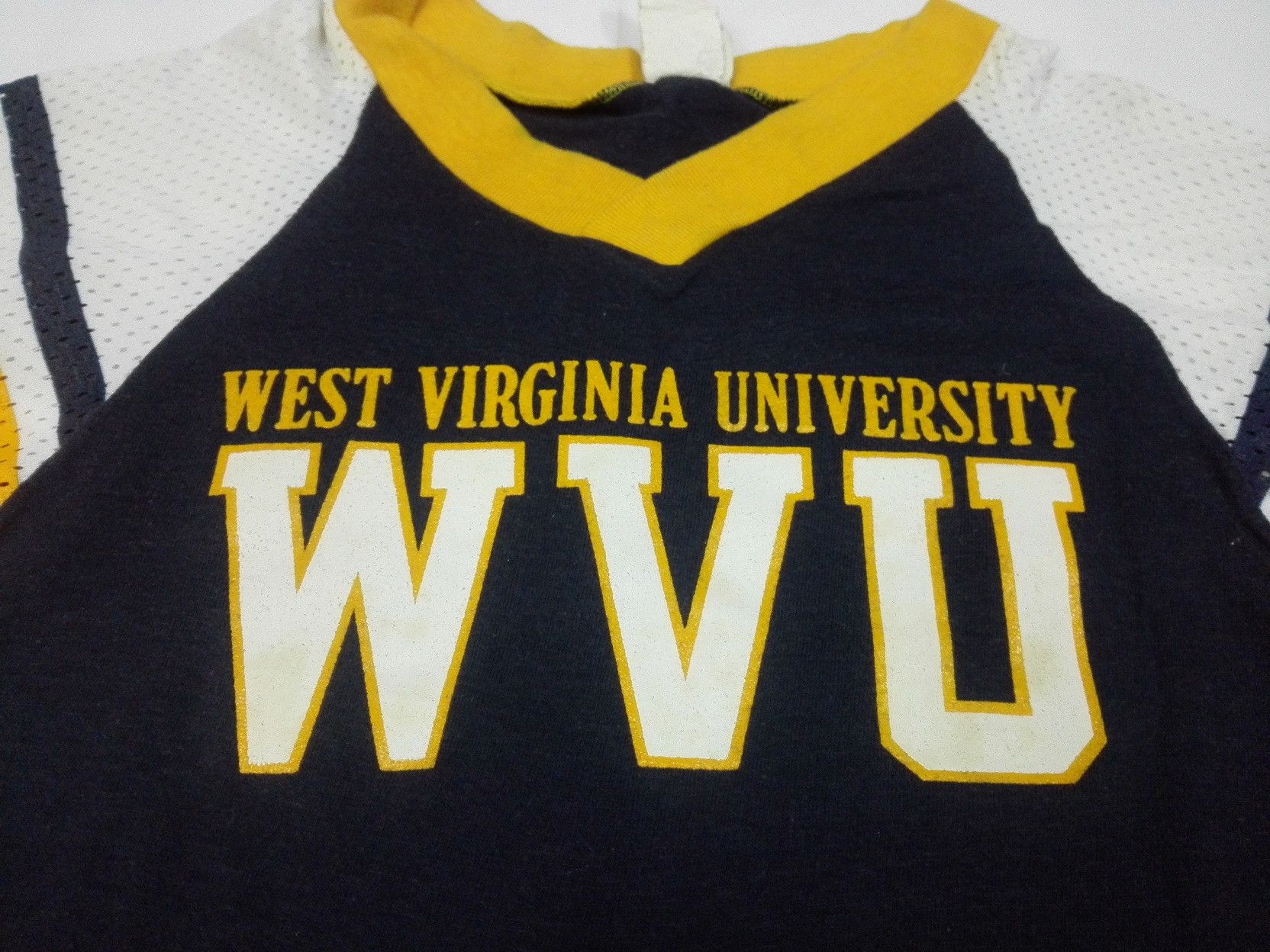 Champion Vintage Champion 80s West Virginia University Jersey Tee Size S / US 4 / IT 40 - 2 Thumbnail