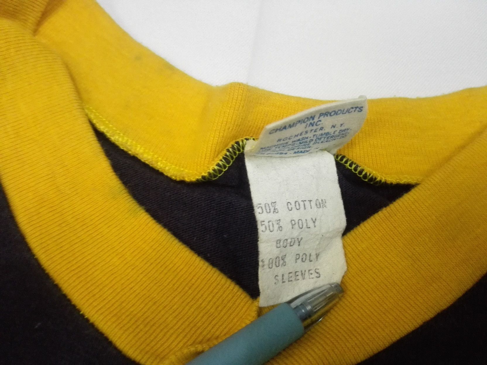 Champion Vintage Champion 80s West Virginia University Jersey Tee Size S / US 4 / IT 40 - 3 Thumbnail
