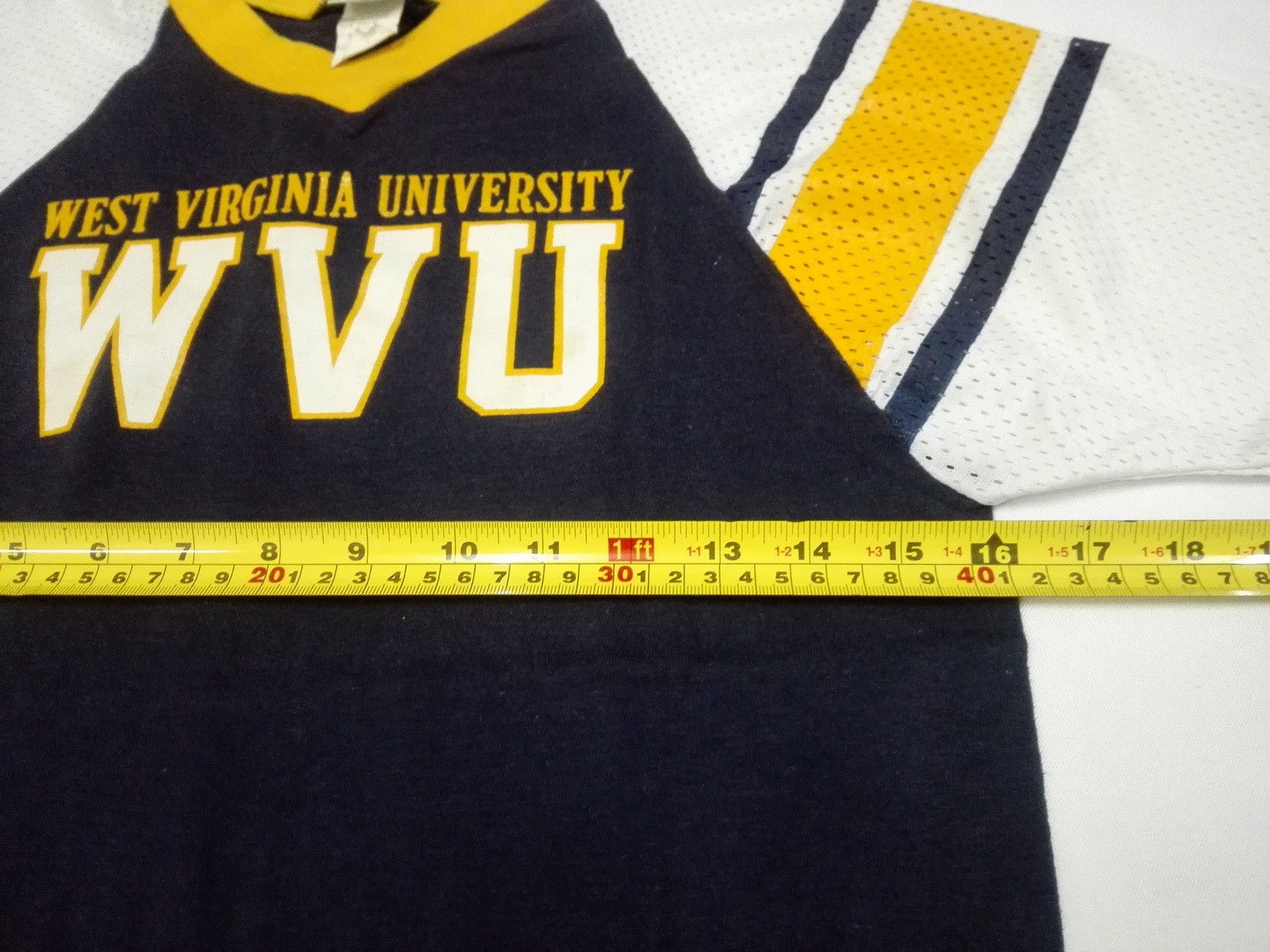 Champion Vintage Champion 80s West Virginia University Jersey Tee Size S / US 4 / IT 40 - 7 Thumbnail