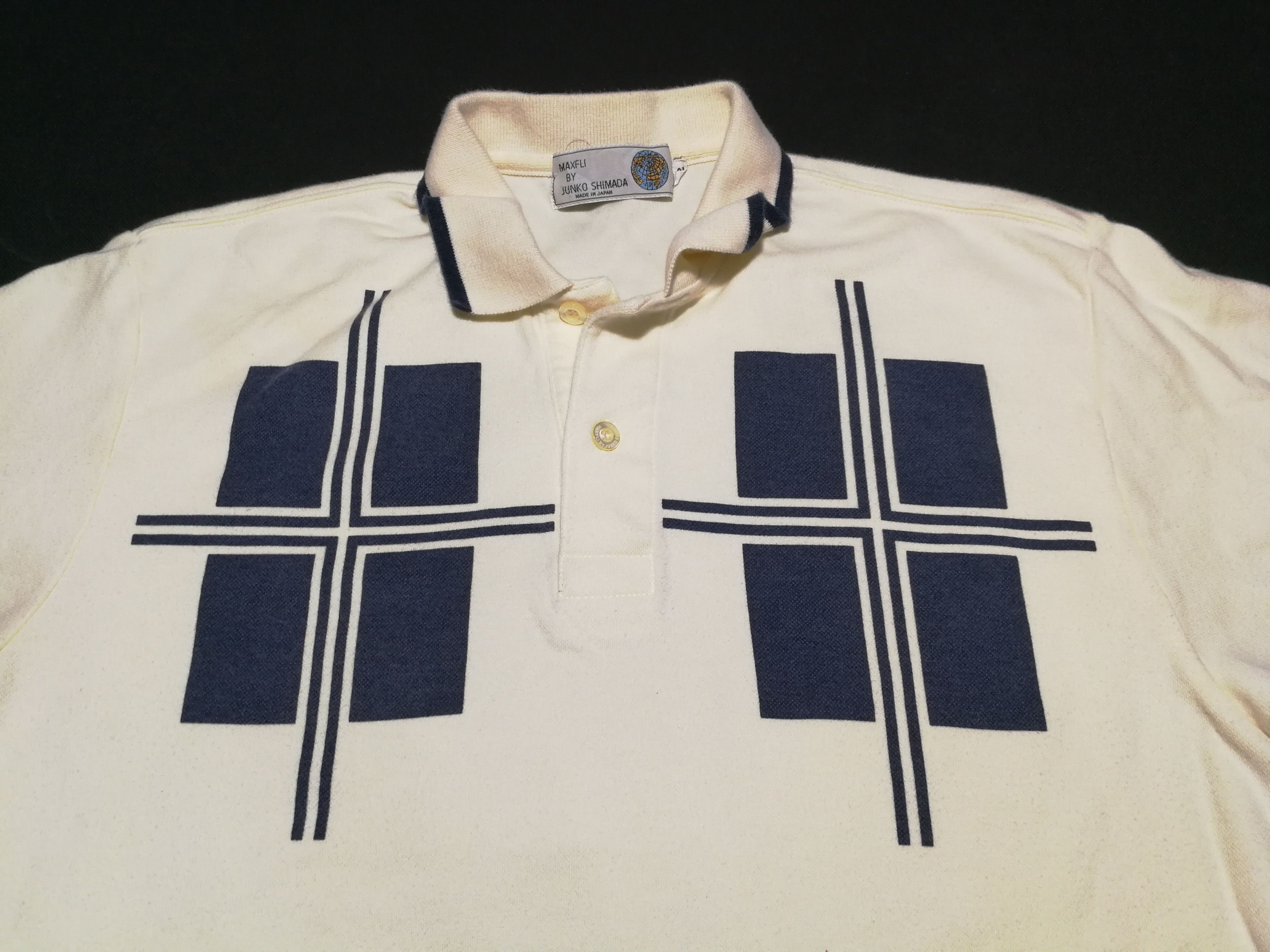 Japanese Brand Maxfli Junko Shimada Polo Tee Art Casual Golf Size US M / EU 48-50 / 2 - 2 Thumbnail