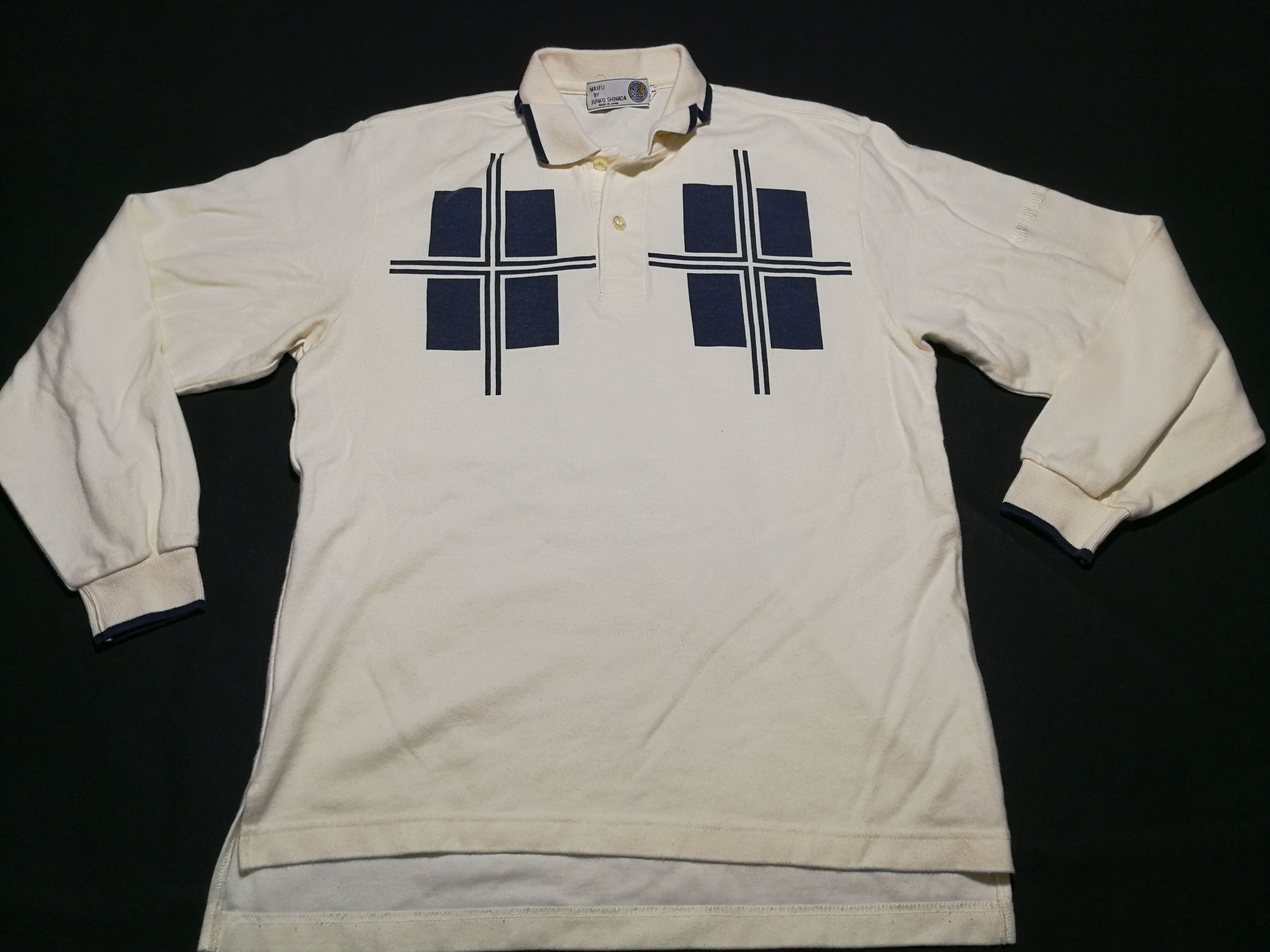 Japanese Brand Maxfli Junko Shimada Polo Tee Art Casual Golf Size US M / EU 48-50 / 2 - 1 Thumbnail