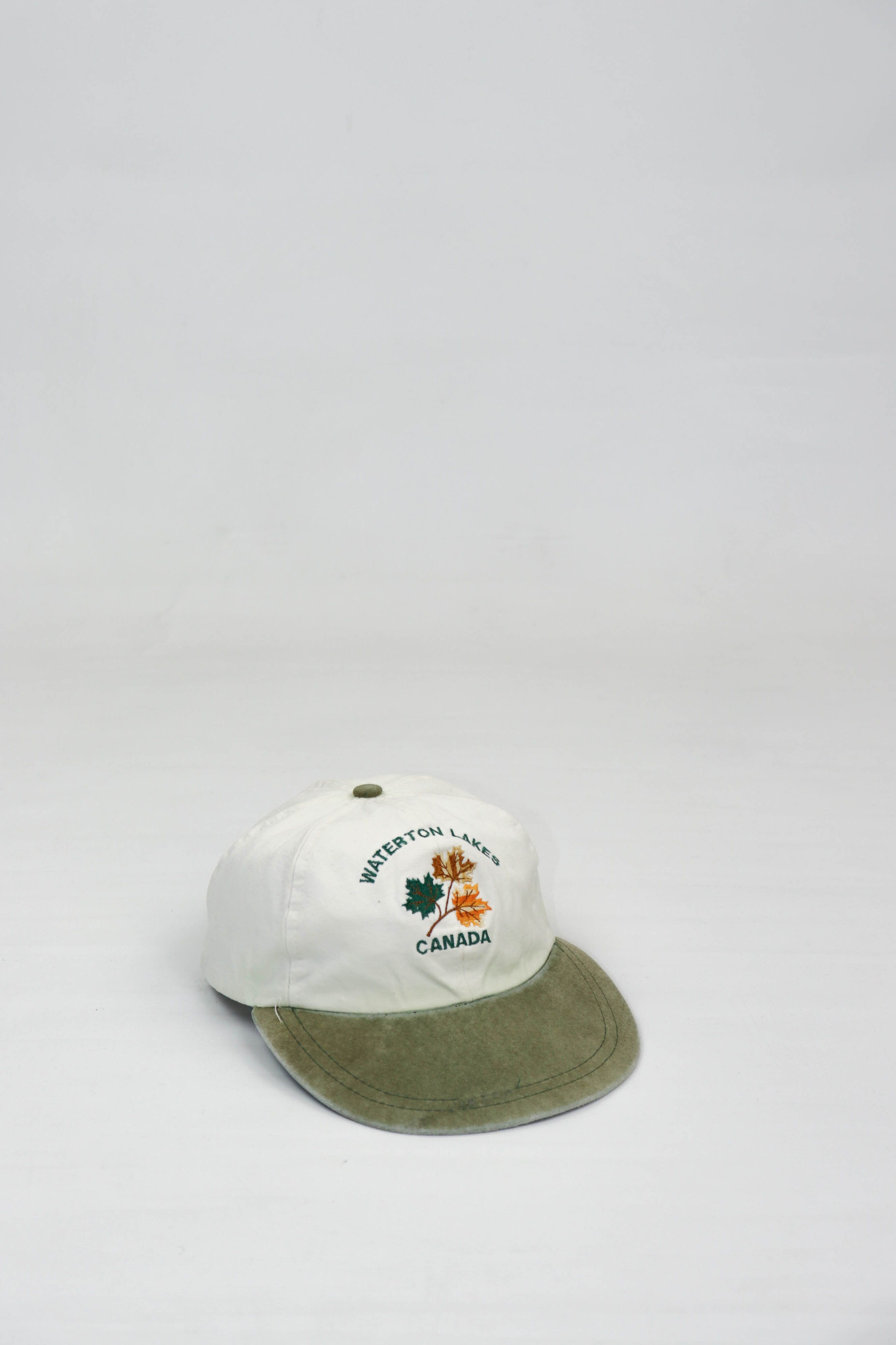 Vintage Waterton Lakes Canada Vintage 90s Embroidered Logo Cap Hat Size ONE SIZE - 1 Thumbnail