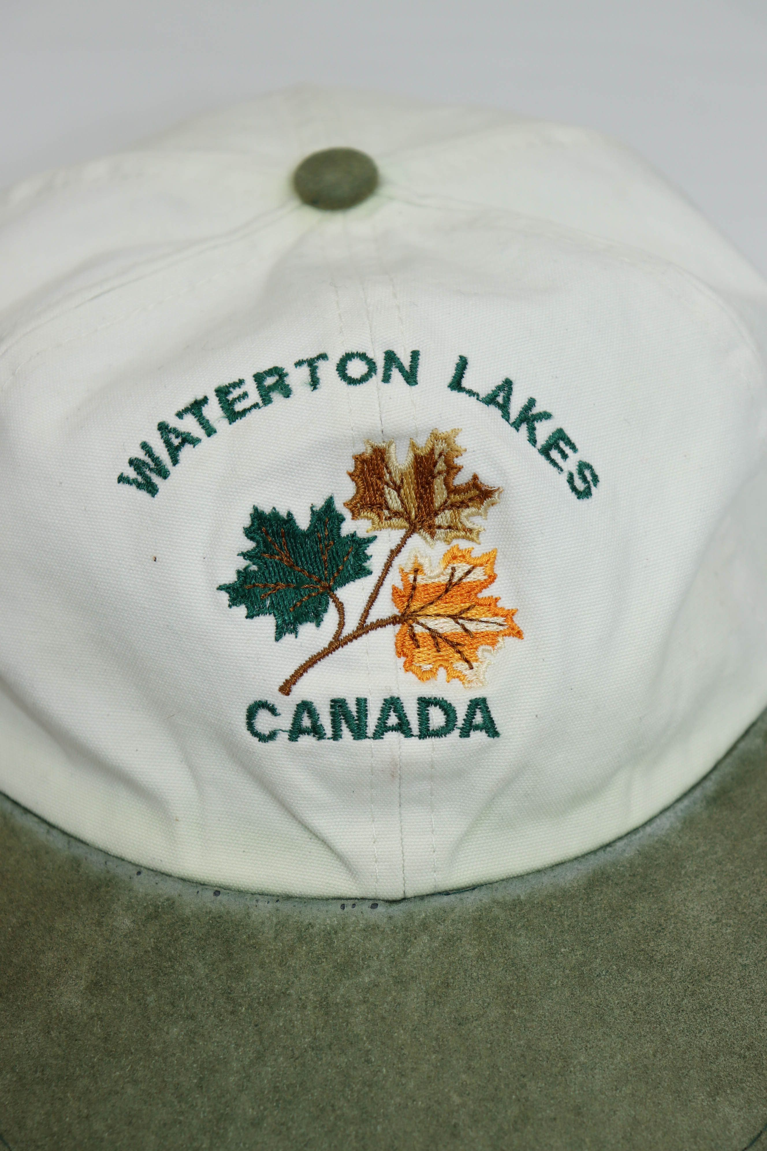 Vintage Waterton Lakes Canada Vintage 90s Embroidered Logo Cap Hat Size ONE SIZE - 10 Thumbnail