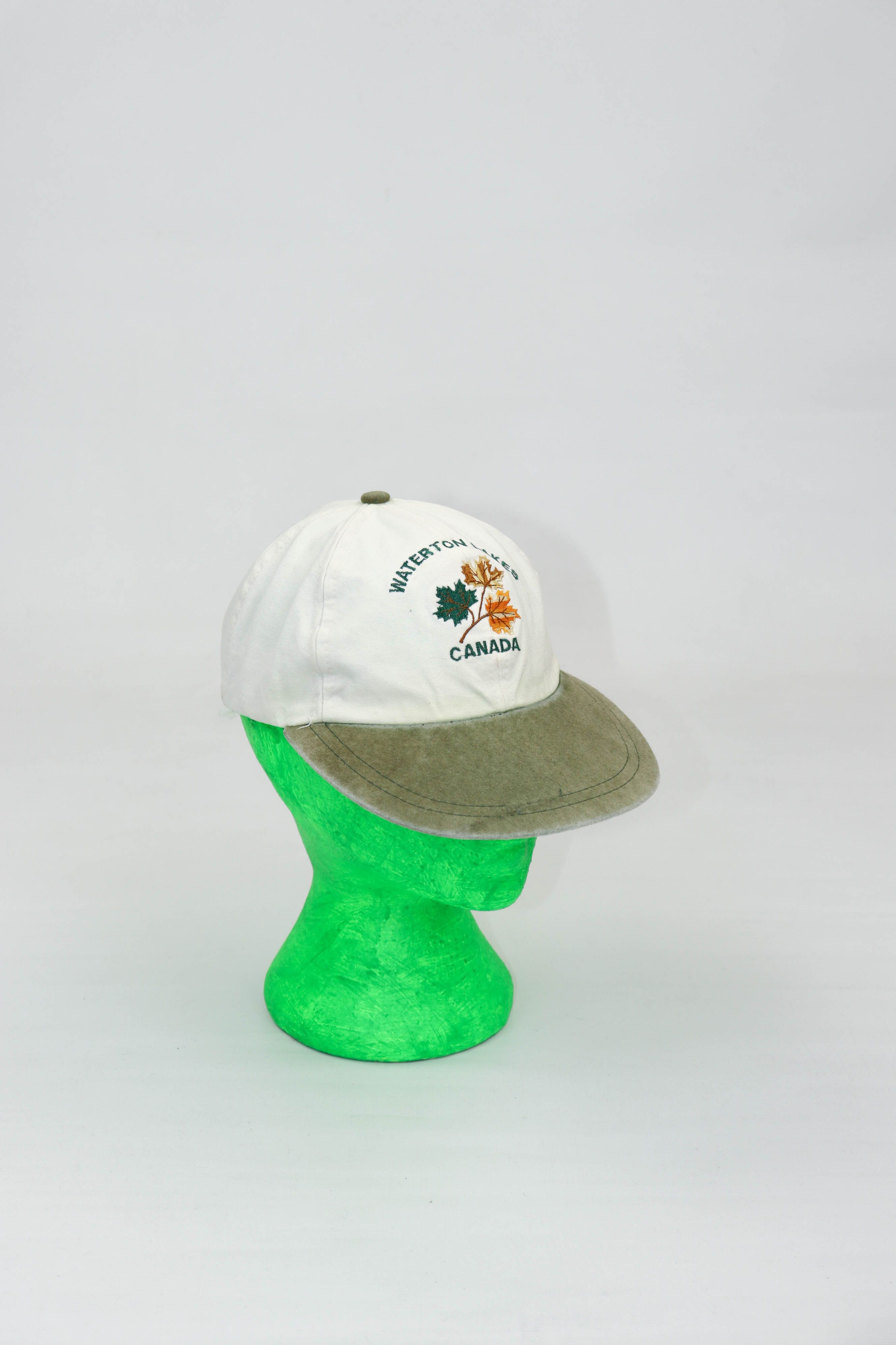 Vintage Waterton Lakes Canada Vintage 90s Embroidered Logo Cap Hat Size ONE SIZE - 6 Thumbnail