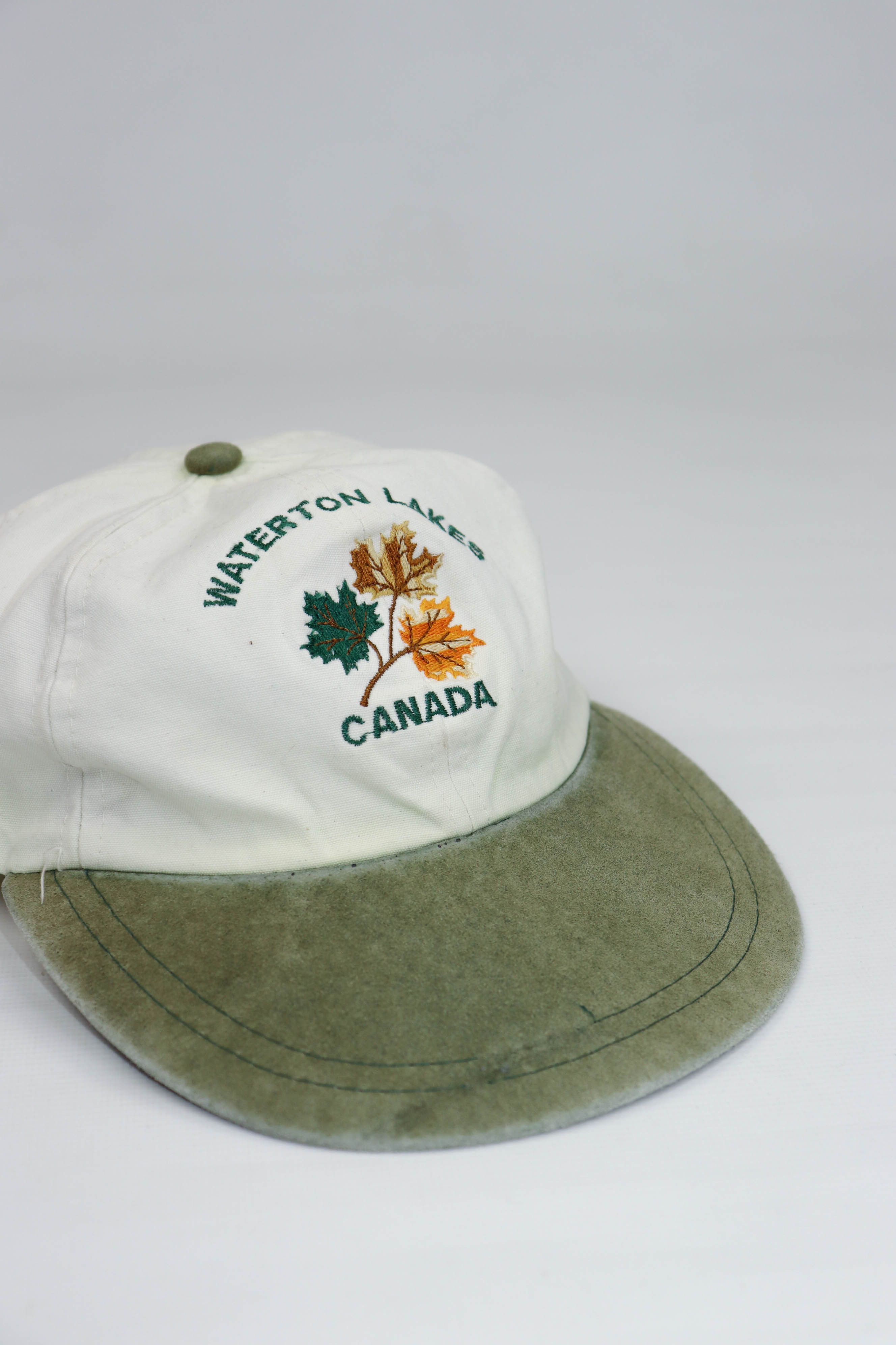 Vintage Waterton Lakes Canada Vintage 90s Embroidered Logo Cap Hat Size ONE SIZE - 5 Thumbnail