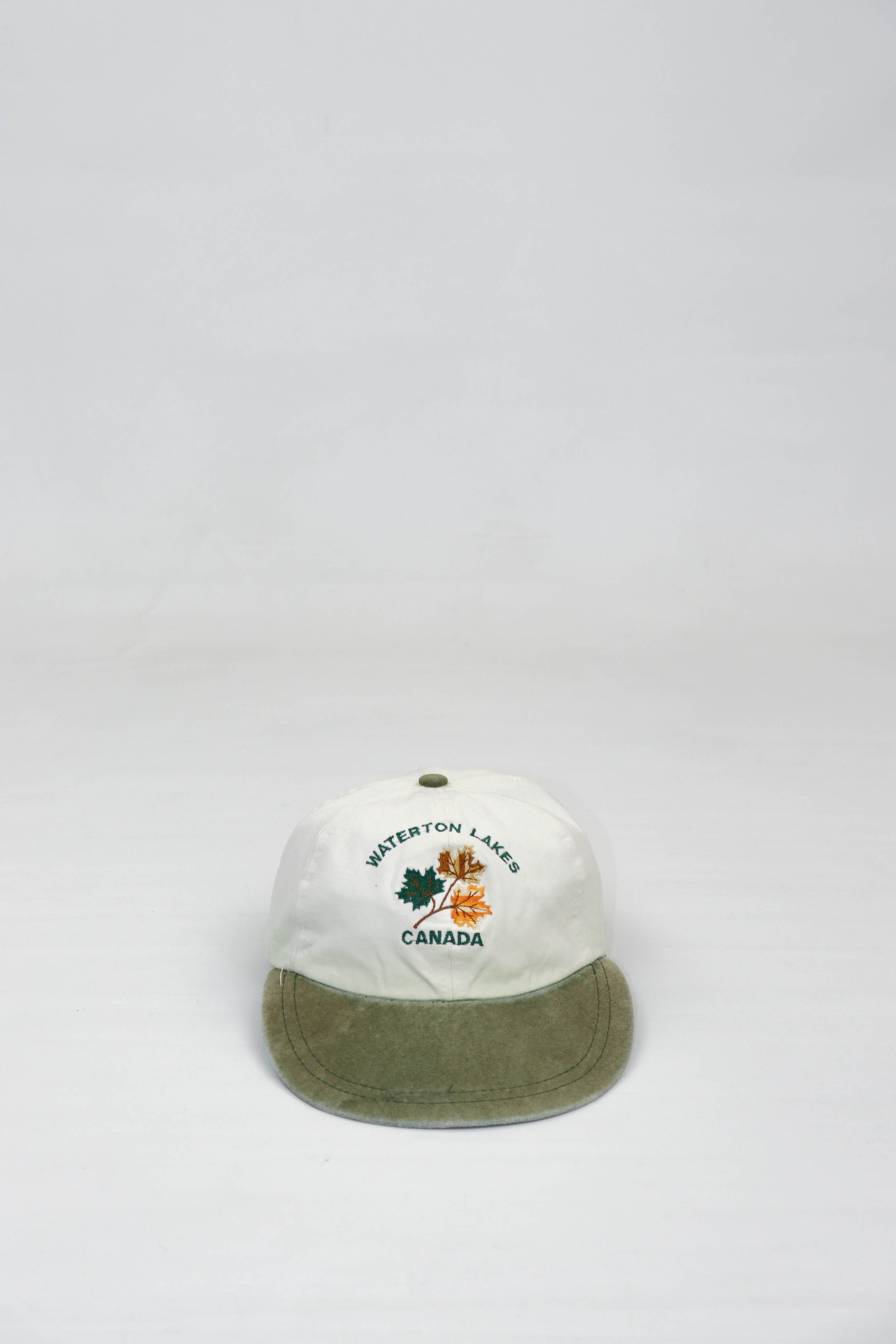 Vintage Waterton Lakes Canada Vintage 90s Embroidered Logo Cap Hat Size ONE SIZE - 2 Thumbnail