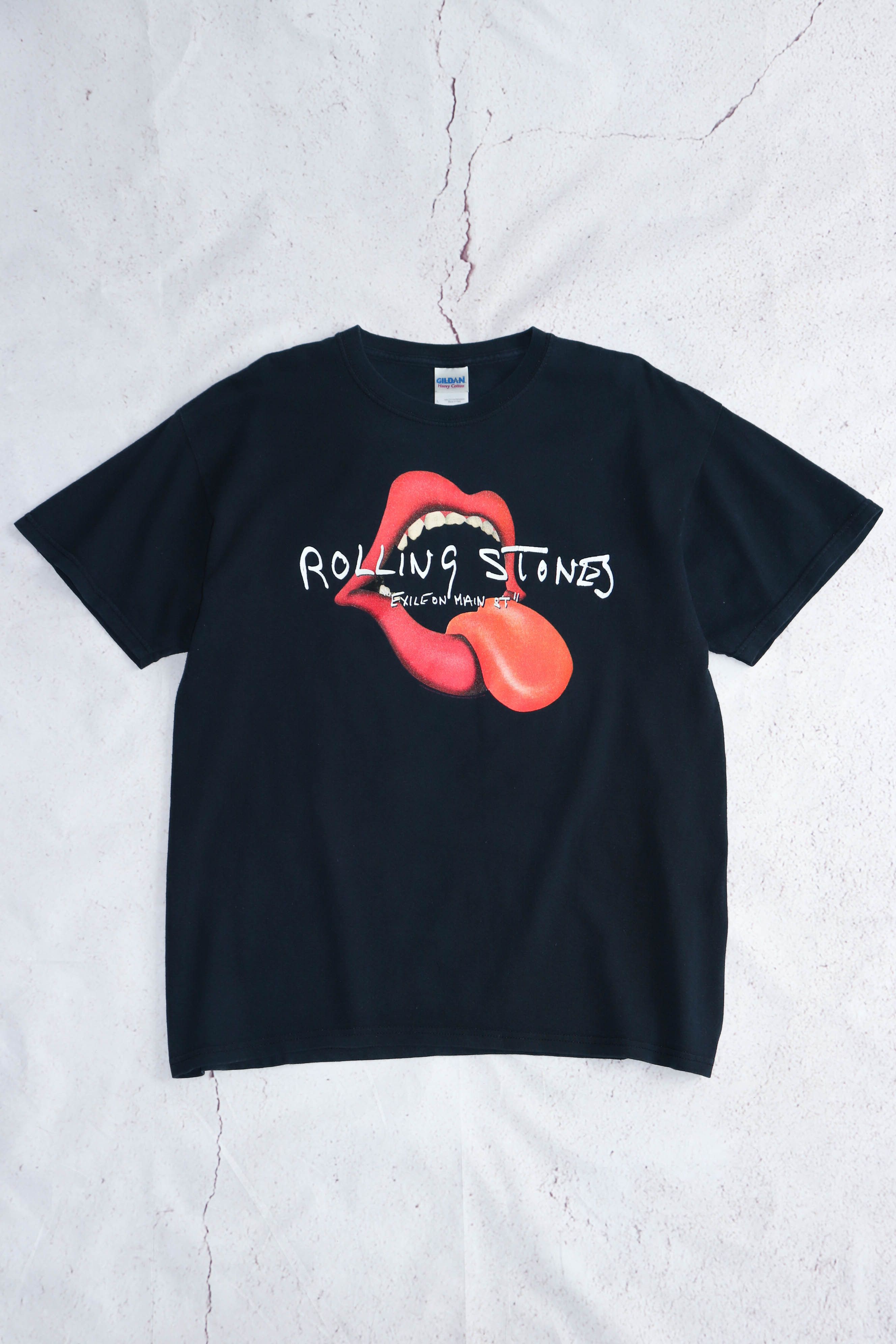 Band Tees 00s Rolling Stones Band Exile on Main Tour Black T-shirt Tee Size US L / EU 52-54 / 3 - 1 Thumbnail