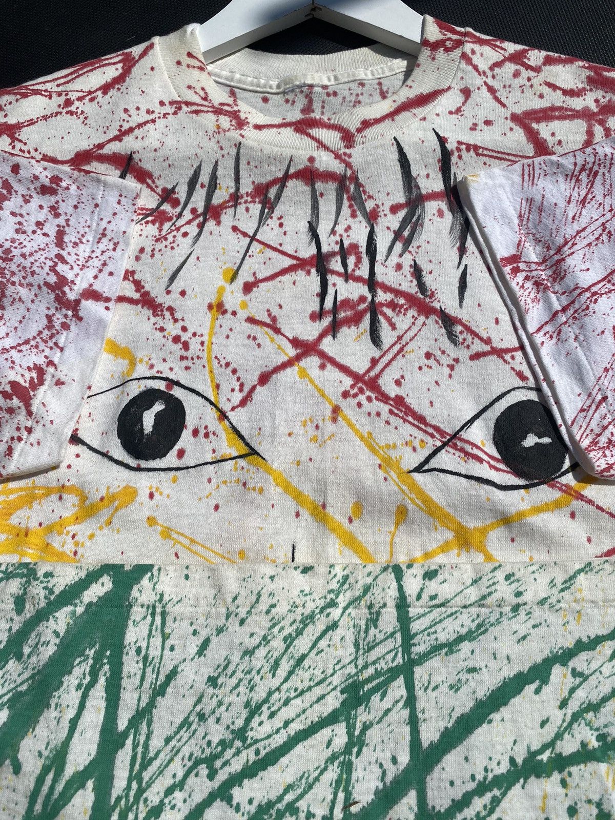 Andy Warhol Vintage 90s ANDY WARHOL Eyes and Lips Single Stitch Tee Size US L / EU 52-54 / 3 - 4 Thumbnail