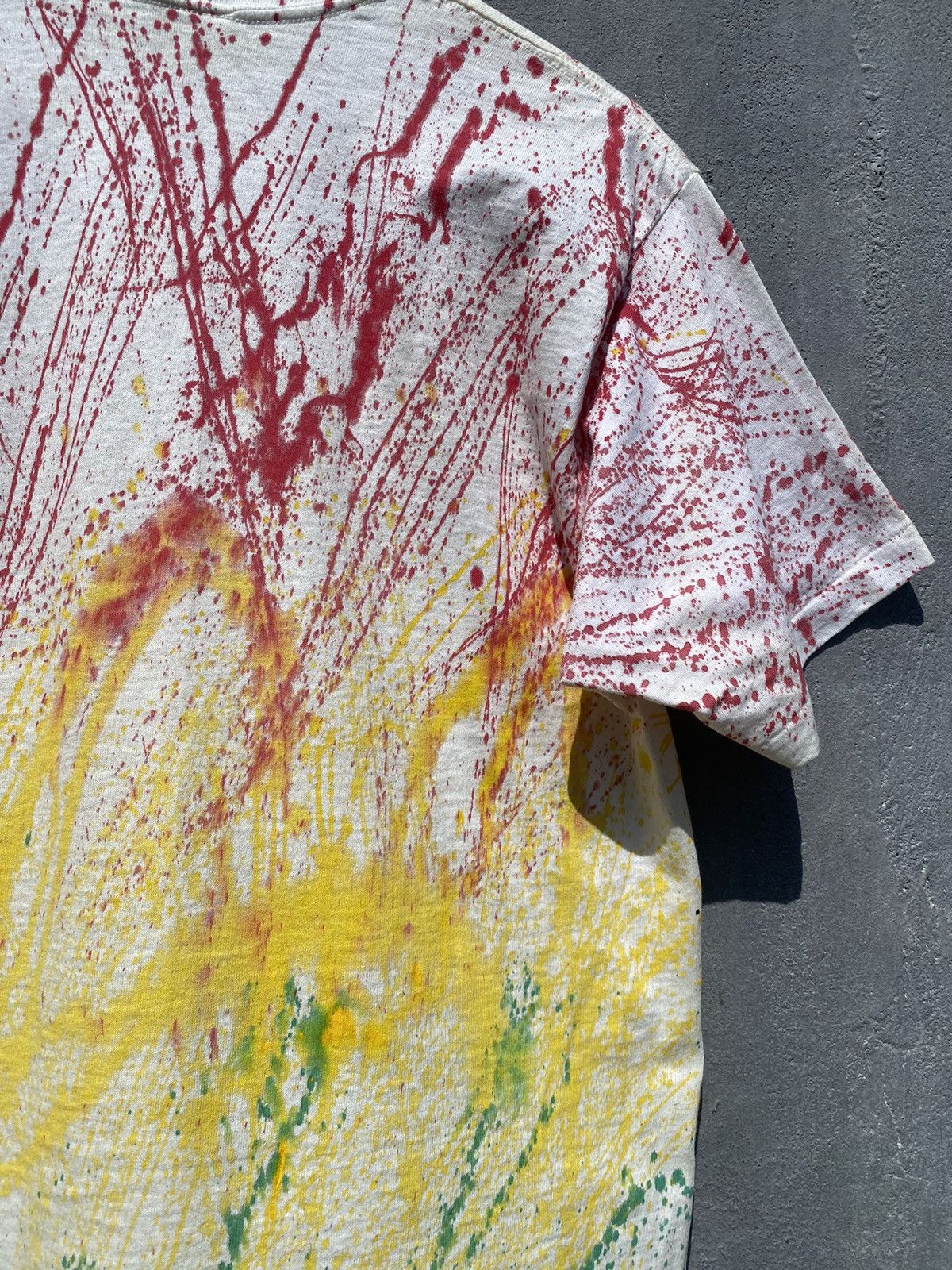 Andy Warhol Vintage 90s ANDY WARHOL Eyes and Lips Single Stitch Tee Size US L / EU 52-54 / 3 - 8 Thumbnail