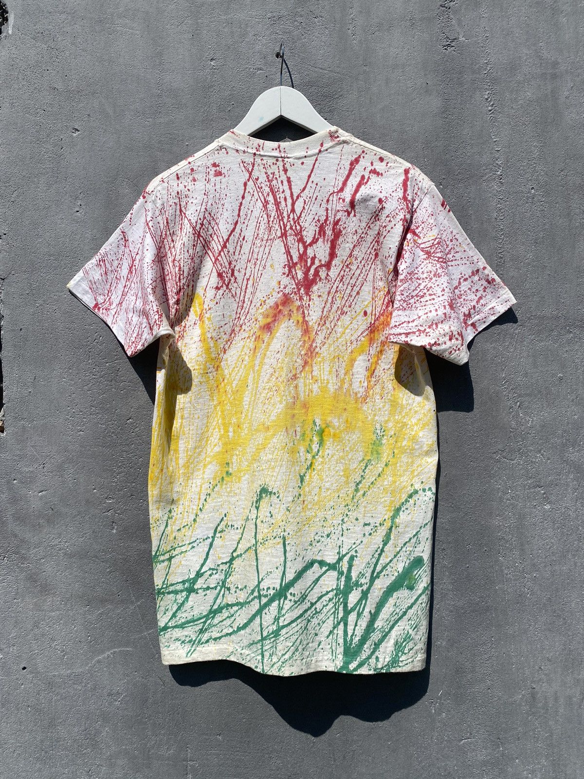 Andy Warhol Vintage 90s ANDY WARHOL Eyes and Lips Single Stitch Tee Size US L / EU 52-54 / 3 - 6 Thumbnail
