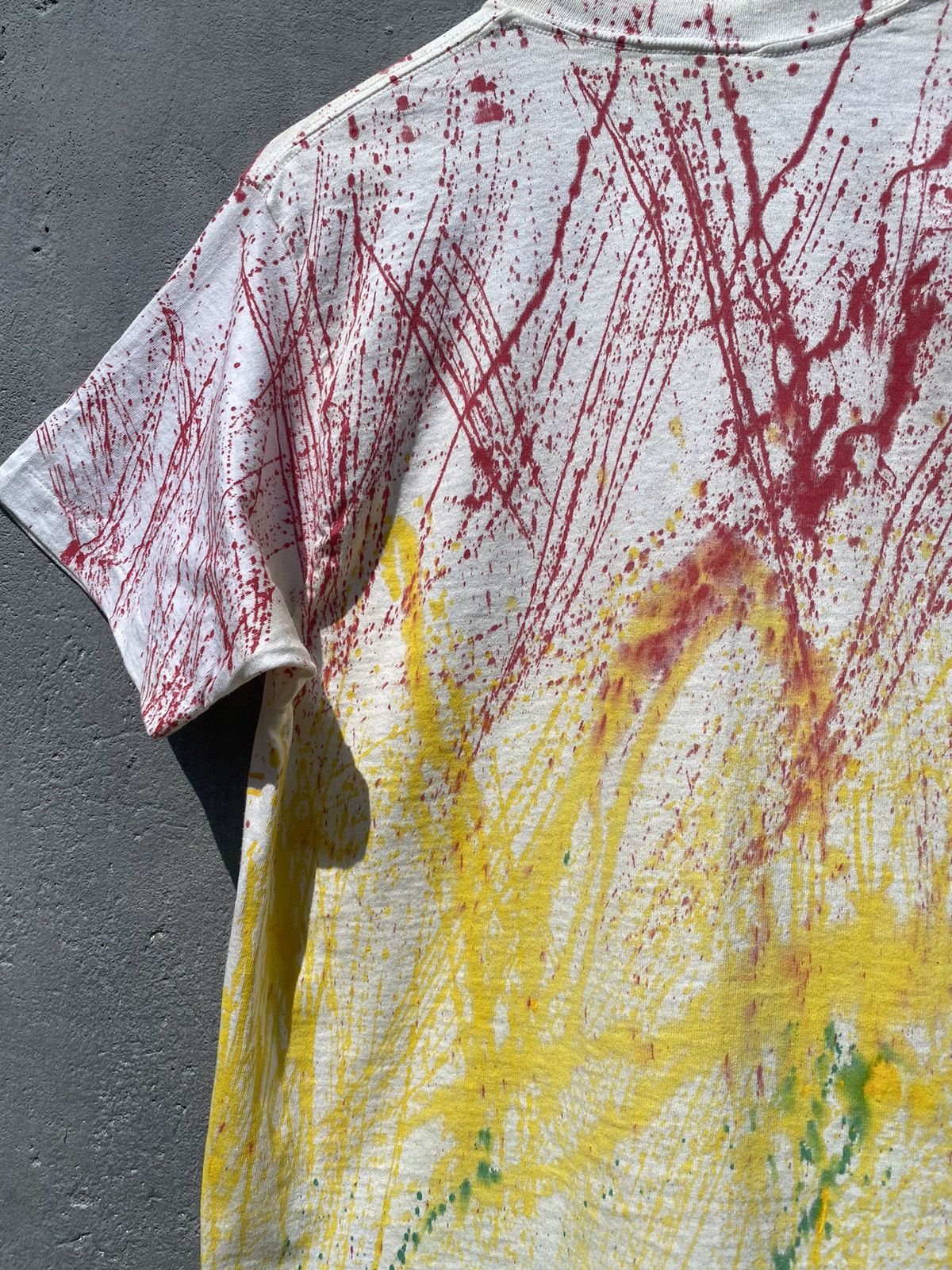 Andy Warhol Vintage 90s ANDY WARHOL Eyes and Lips Single Stitch Tee Size US L / EU 52-54 / 3 - 7 Thumbnail