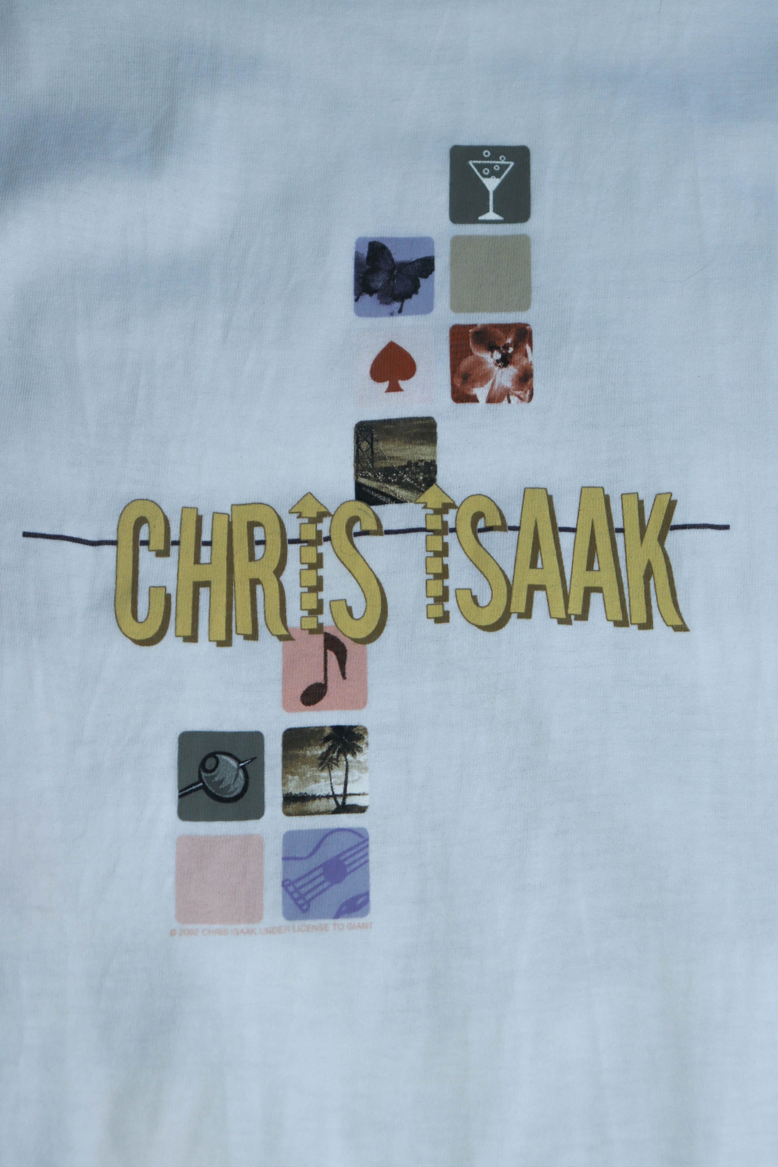 Band Tees Chris Isaac Signature Vintage ©2002 GIANT Tour T-shirt Tee Size US XL / EU 56 / 4 - 11 Thumbnail