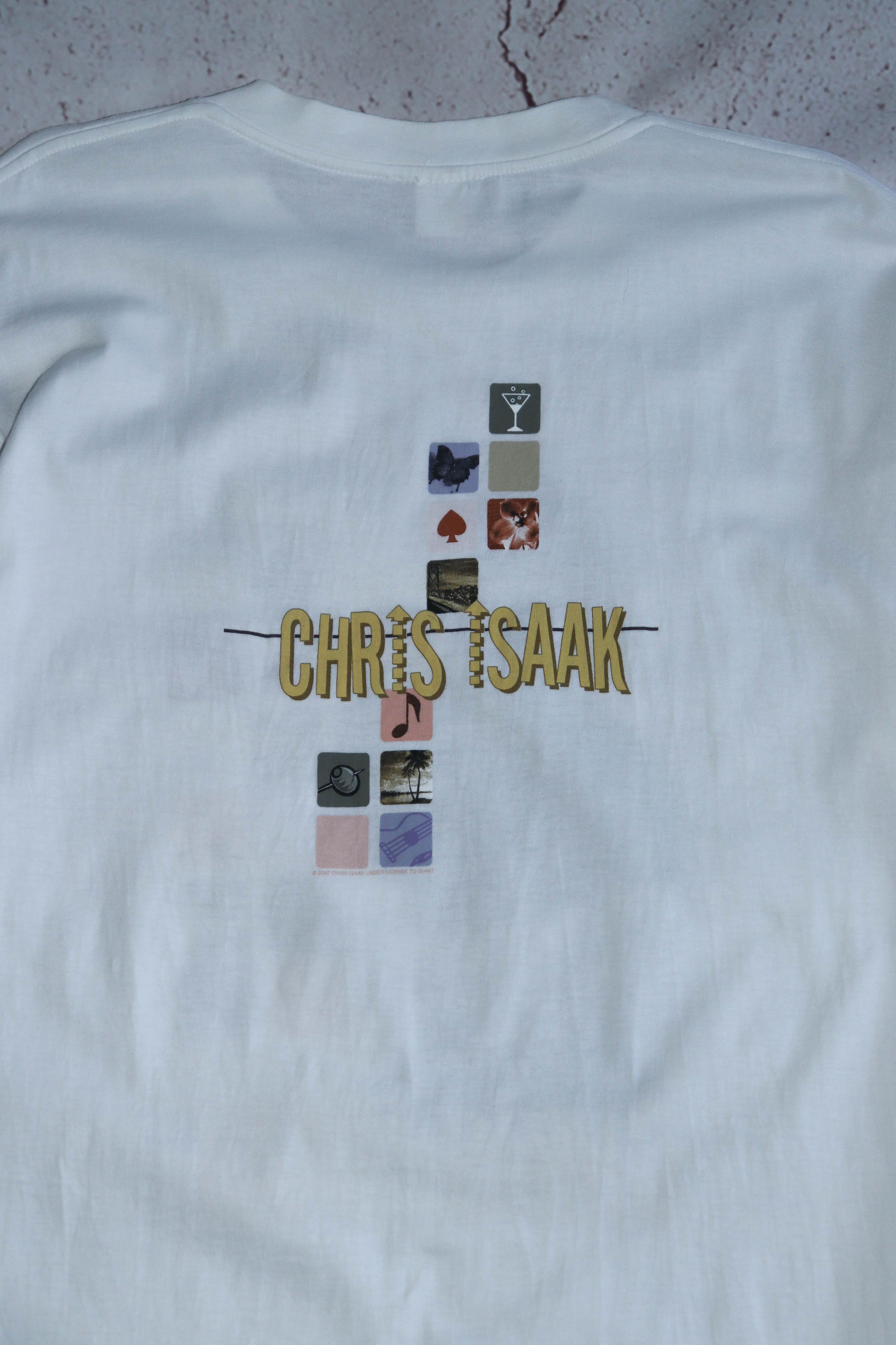 Band Tees Chris Isaac Signature Vintage ©2002 GIANT Tour T-shirt Tee Size US XL / EU 56 / 4 - 10 Thumbnail